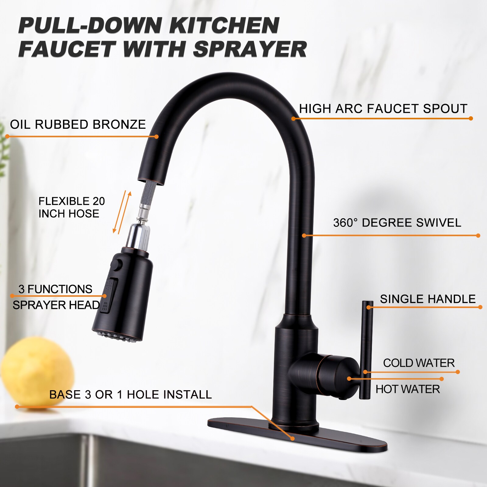 WOWOW 2312701RB-LW Kitchen-Faucets - View #3