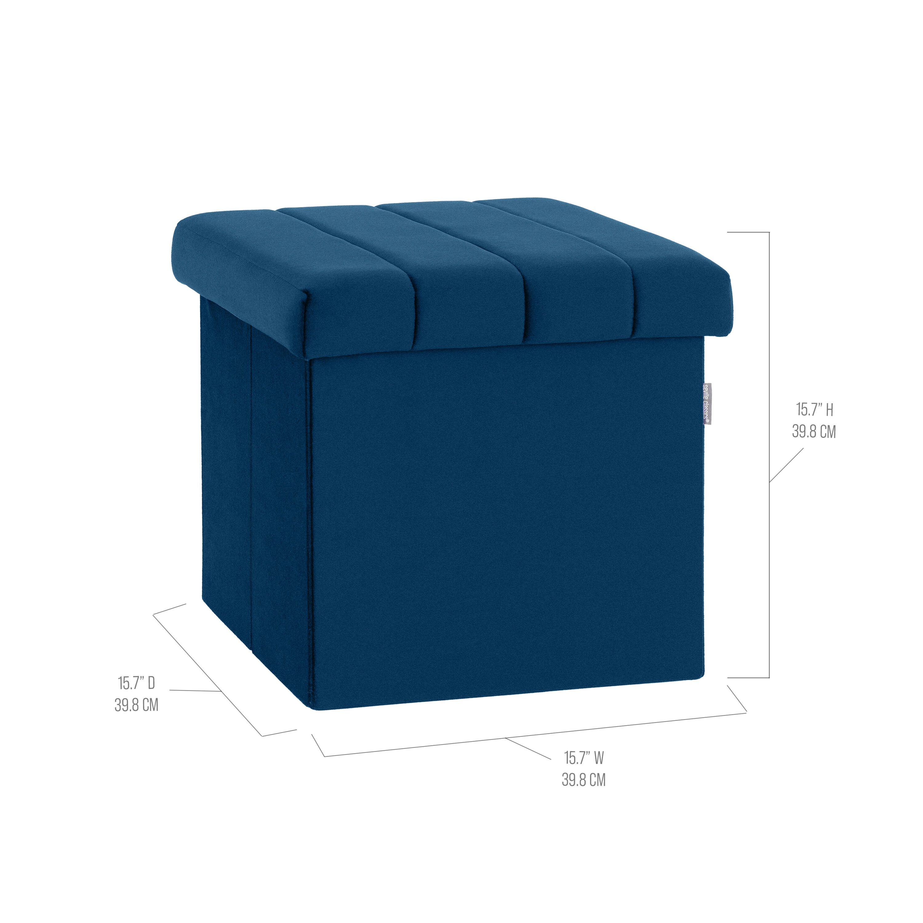 Seville Classics STR30255 Indoor-Ottomans - View #3