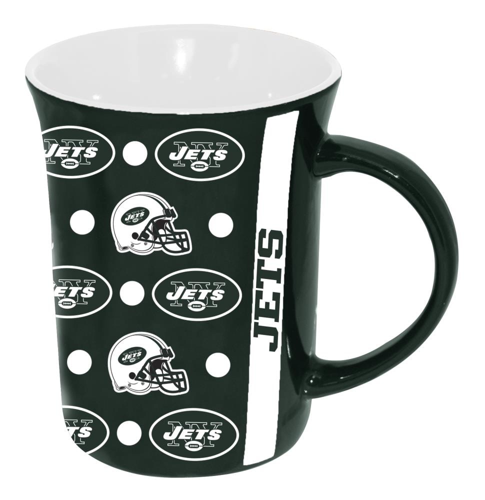 The Memory Company New York Jets 15-fl oz Ceramic Mug Set of: 1 in the  Drinkware department at