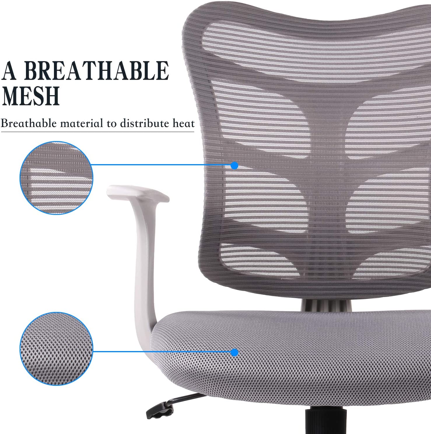 CASAINC CR-A88105-GREY Office-Chairs - View #5