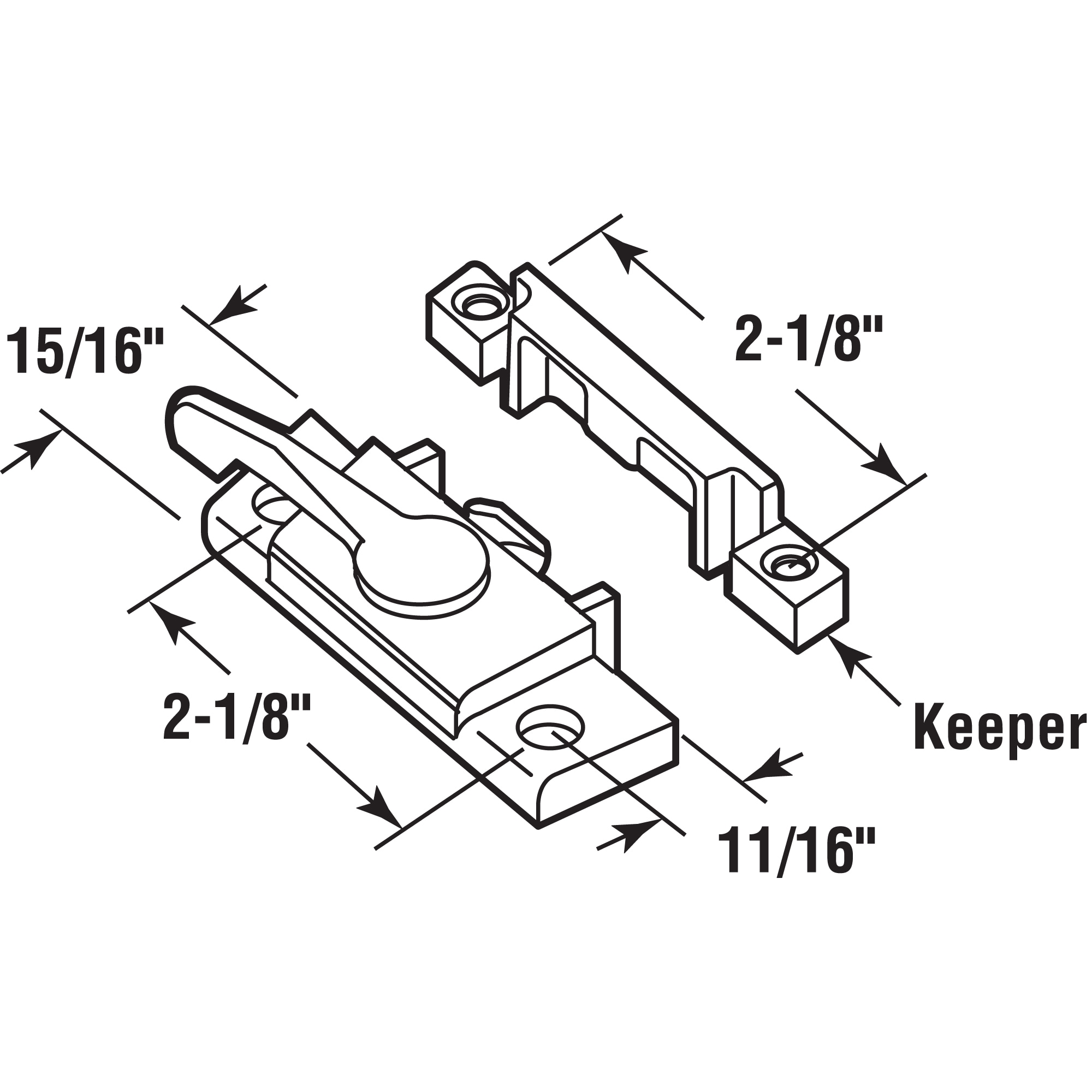 Prime-Line F 2554 Casement-Window-Locks - View #3