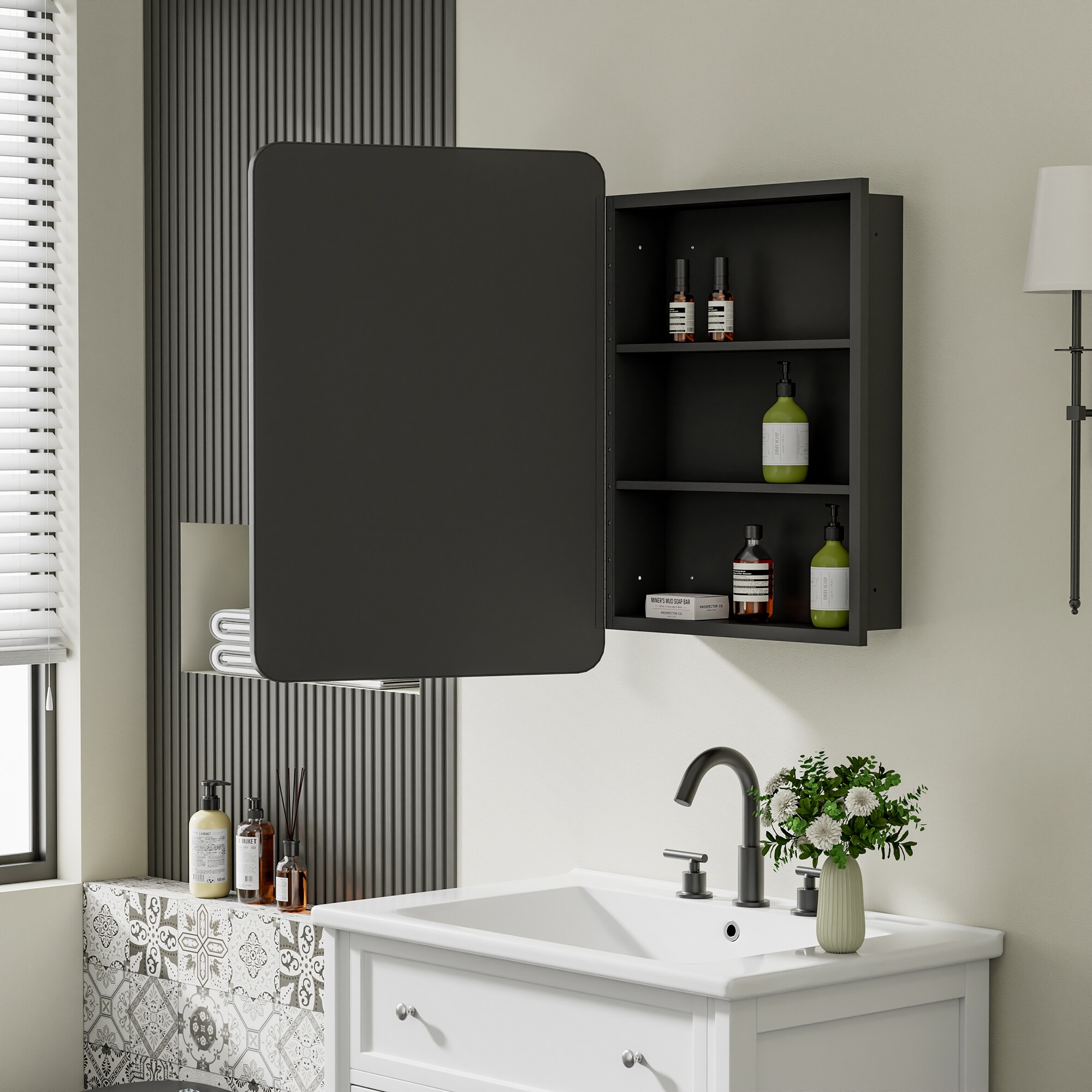 Forclover ASM-JG2028B Bathroom-Medicine-Cabinets - View #6