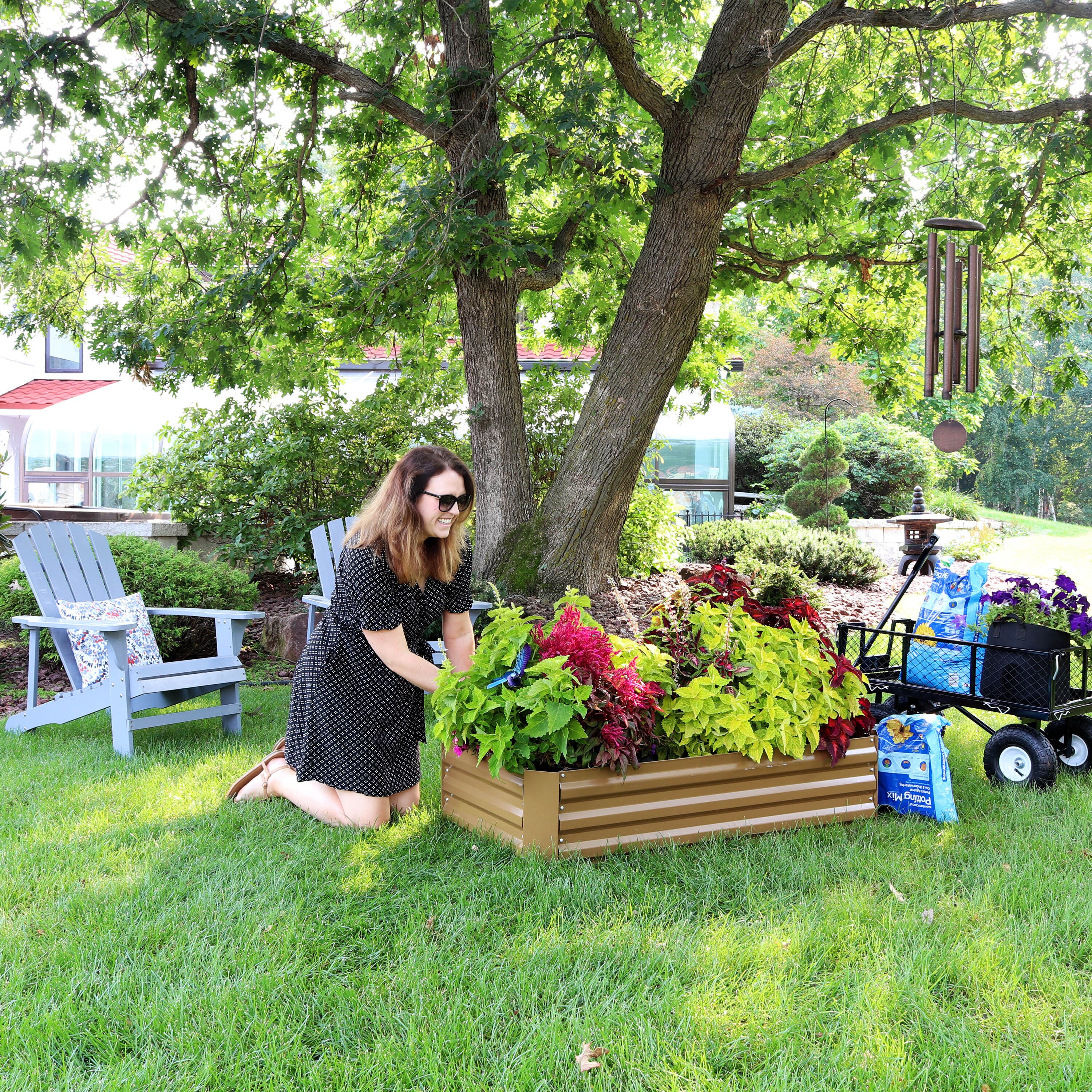 Sunnydaze Decor HB-529-2PK Raised-Garden-Beds - View #5