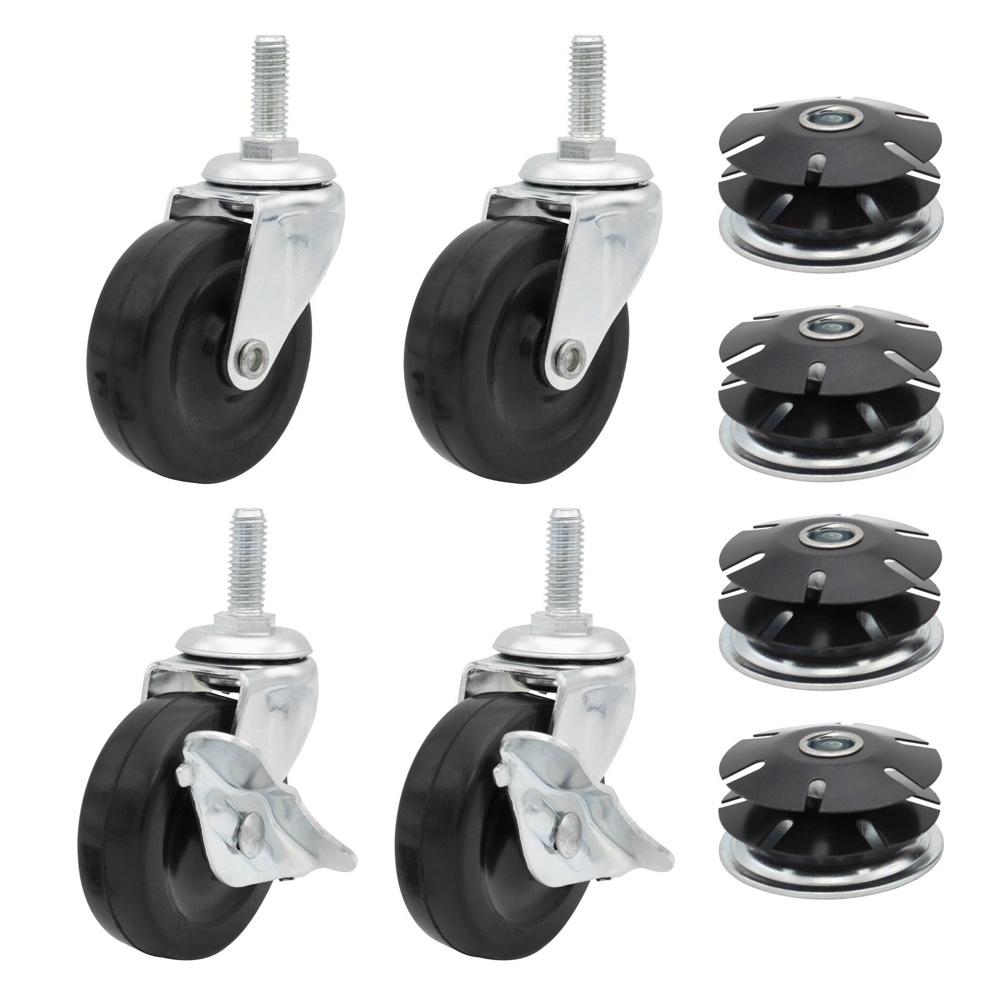 Outwater 3P1.14.00079 2-1/2-in Rubber Swivel Caster