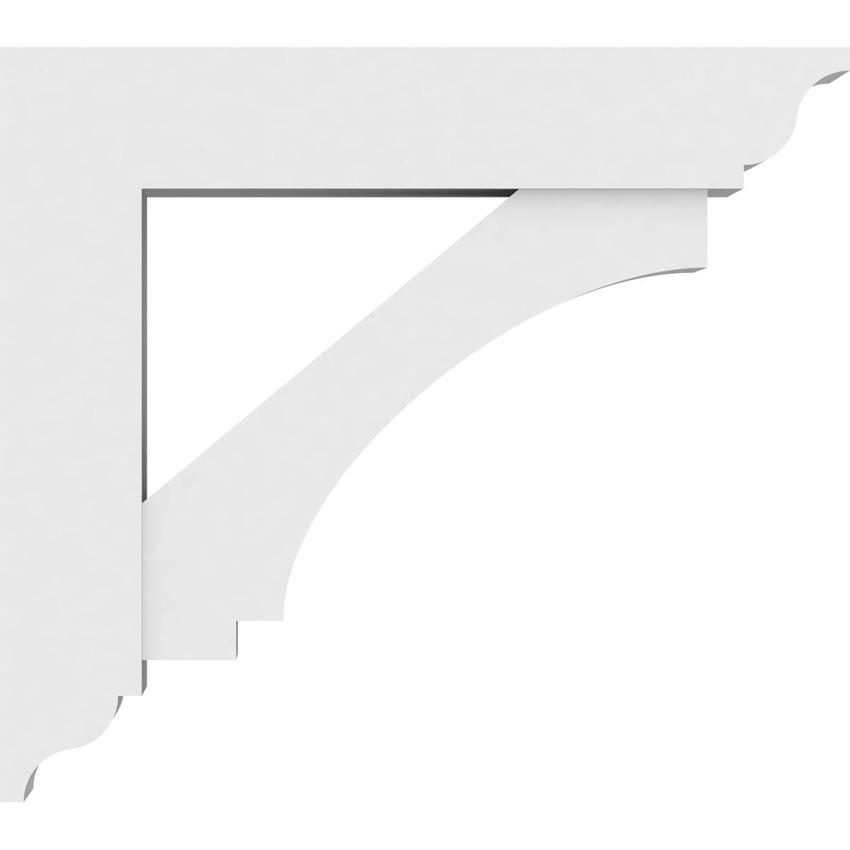 Ekena Millwork BKTP05X24X24IMP01 Exterior-Brackets-Braces - View #3