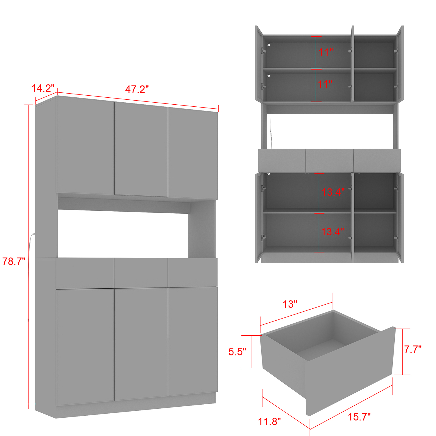 FUFU&GAGA JH0374-01+02 bookcases - View #11