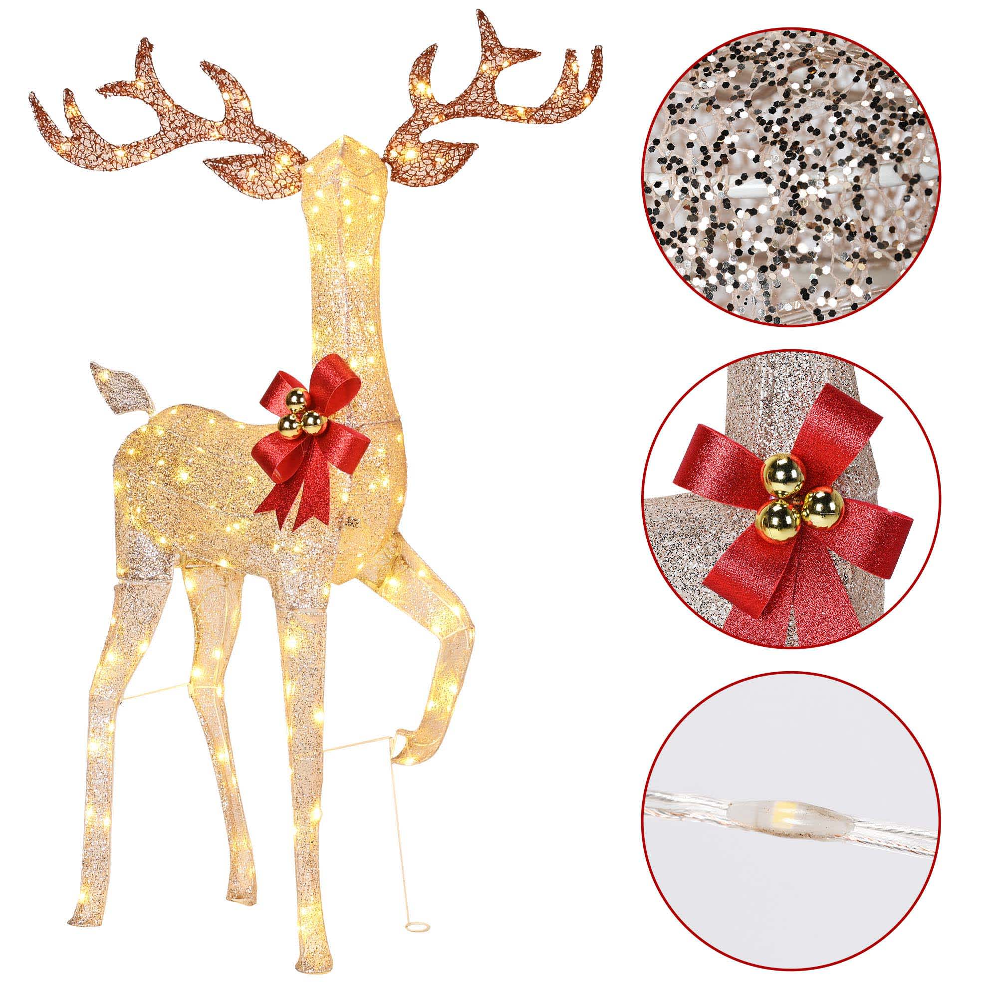 Yescom 60XMA025-DEER3-15-LO Outdoor-Christmas-Decor - View #5