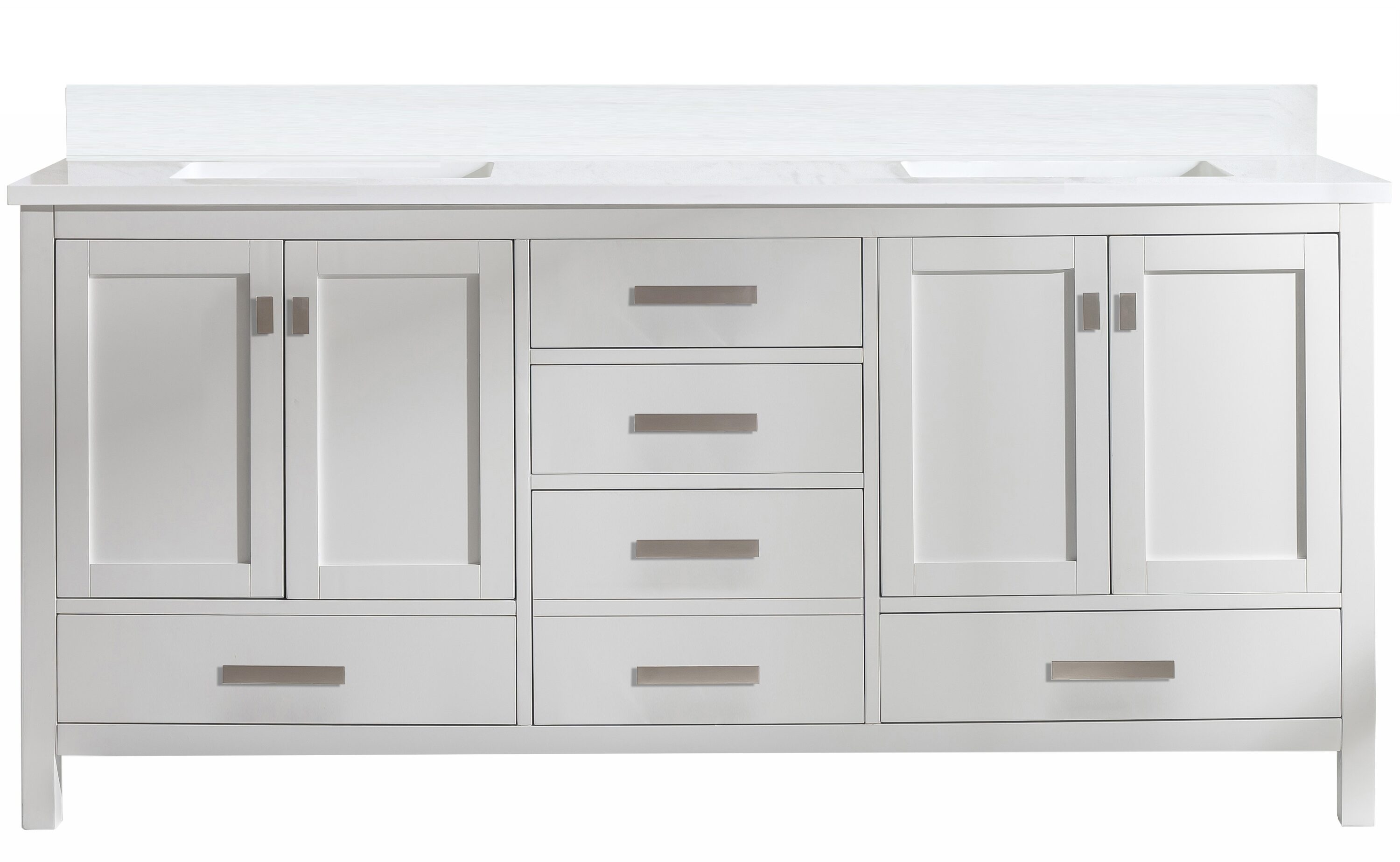 Design Element V01-72-WT Bath-Vanity-Combo - View #15