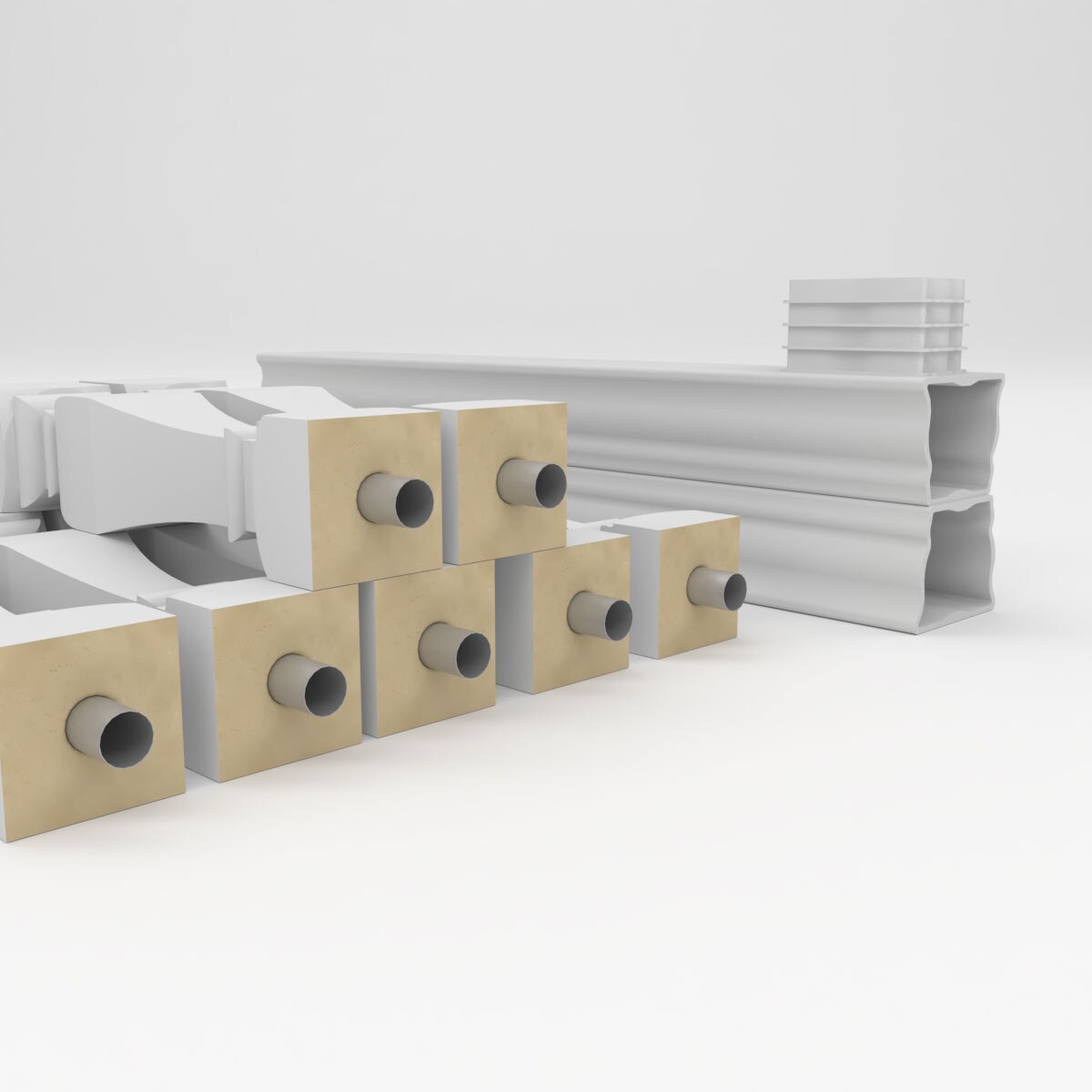 Ekena Millwork BALK40X048ACD railings - View #6