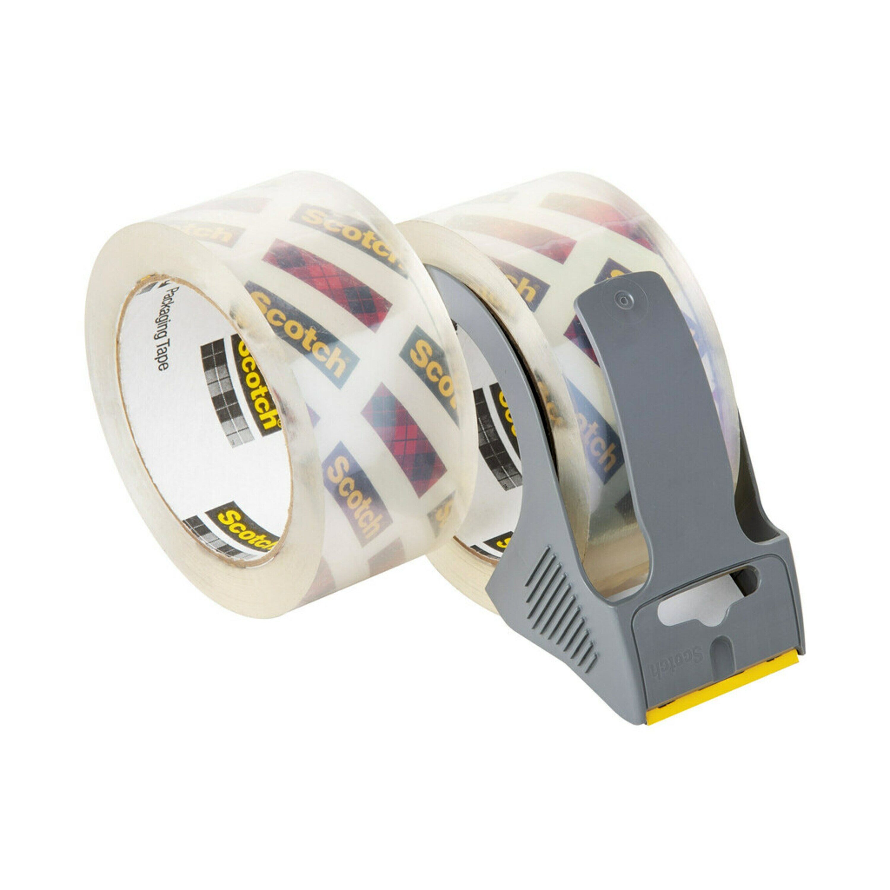 Scotch 2-Pack 1.88-in x 54.6 Yards Box Lock Packaging Tape (Dispenser  Included) at