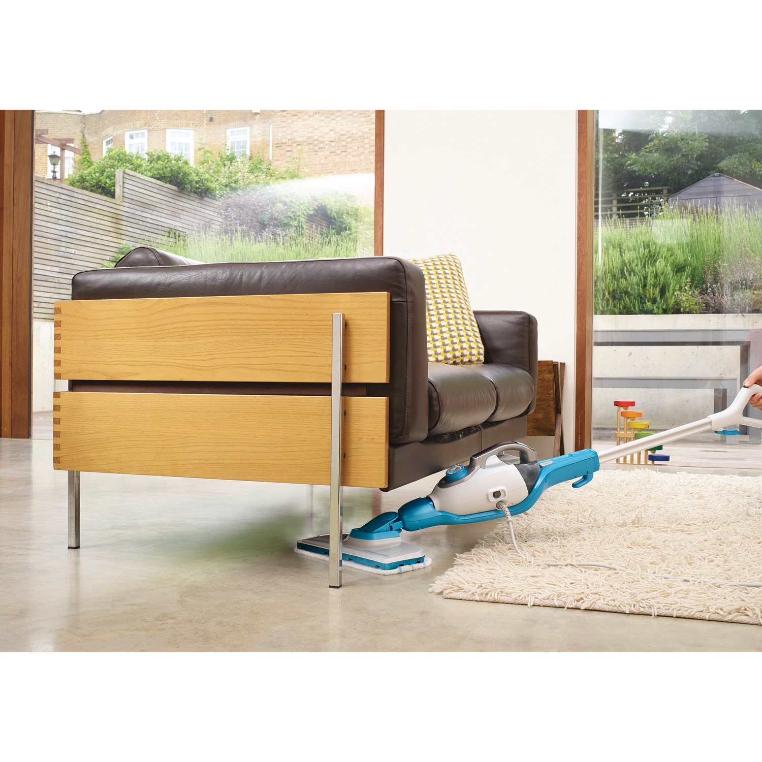 Black + Decker 7-in-1 Steam-mop With Steamglove Handheld Steamer, Steam  Cleaners, Furniture & Appliances