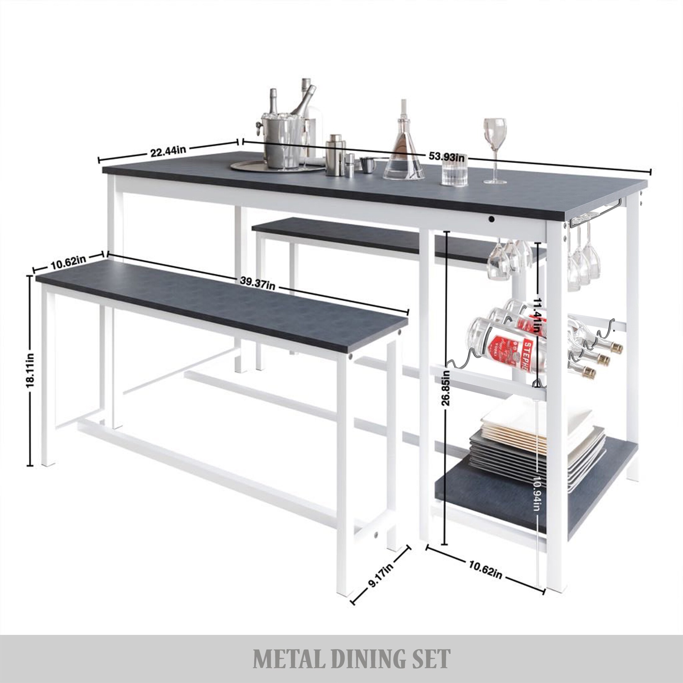 CasePiece CM669T54-BK-MT-3X Dining-Sets - View #8