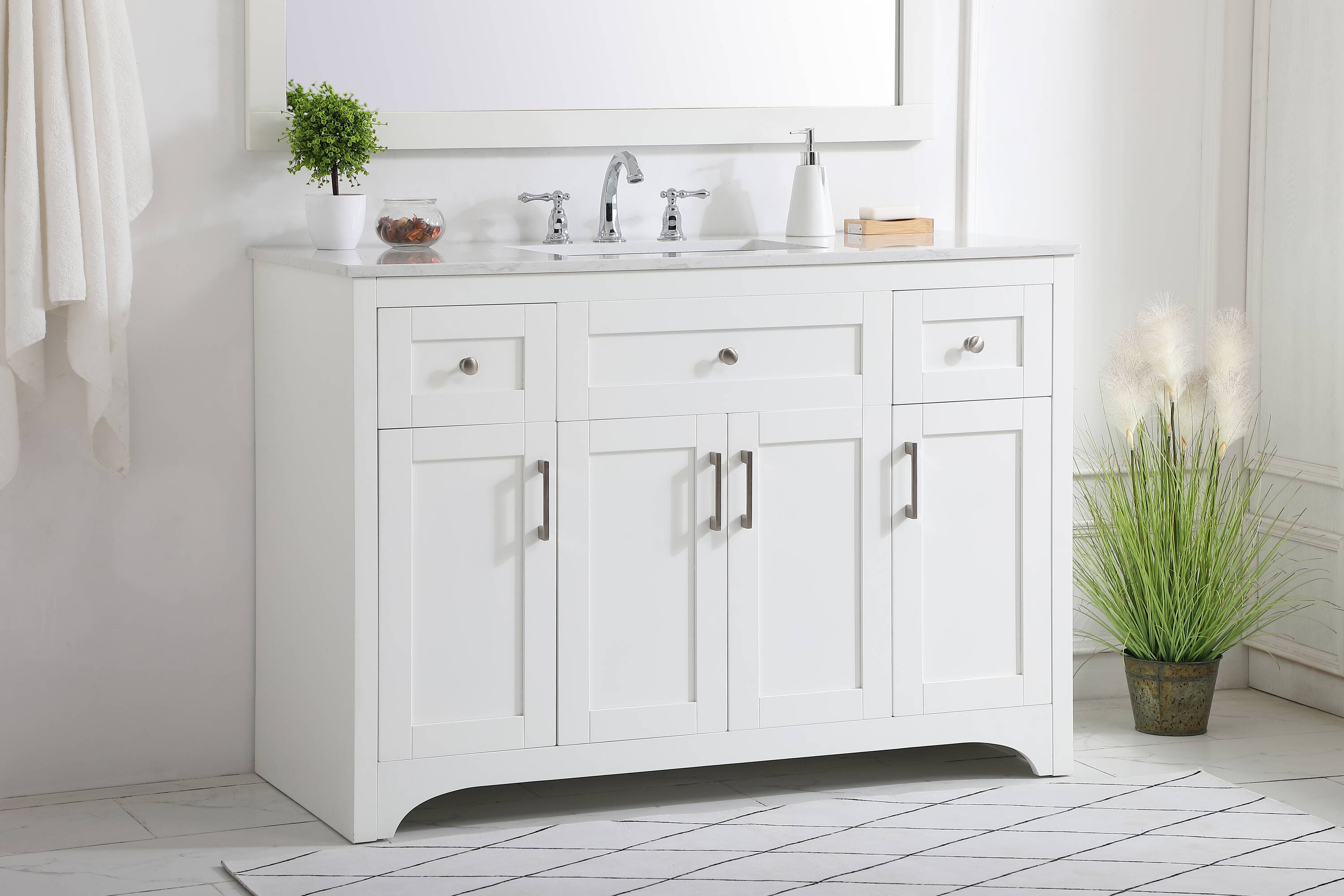 Elegant Decor FI51048WH Bath-Vanity-Combo - View #9