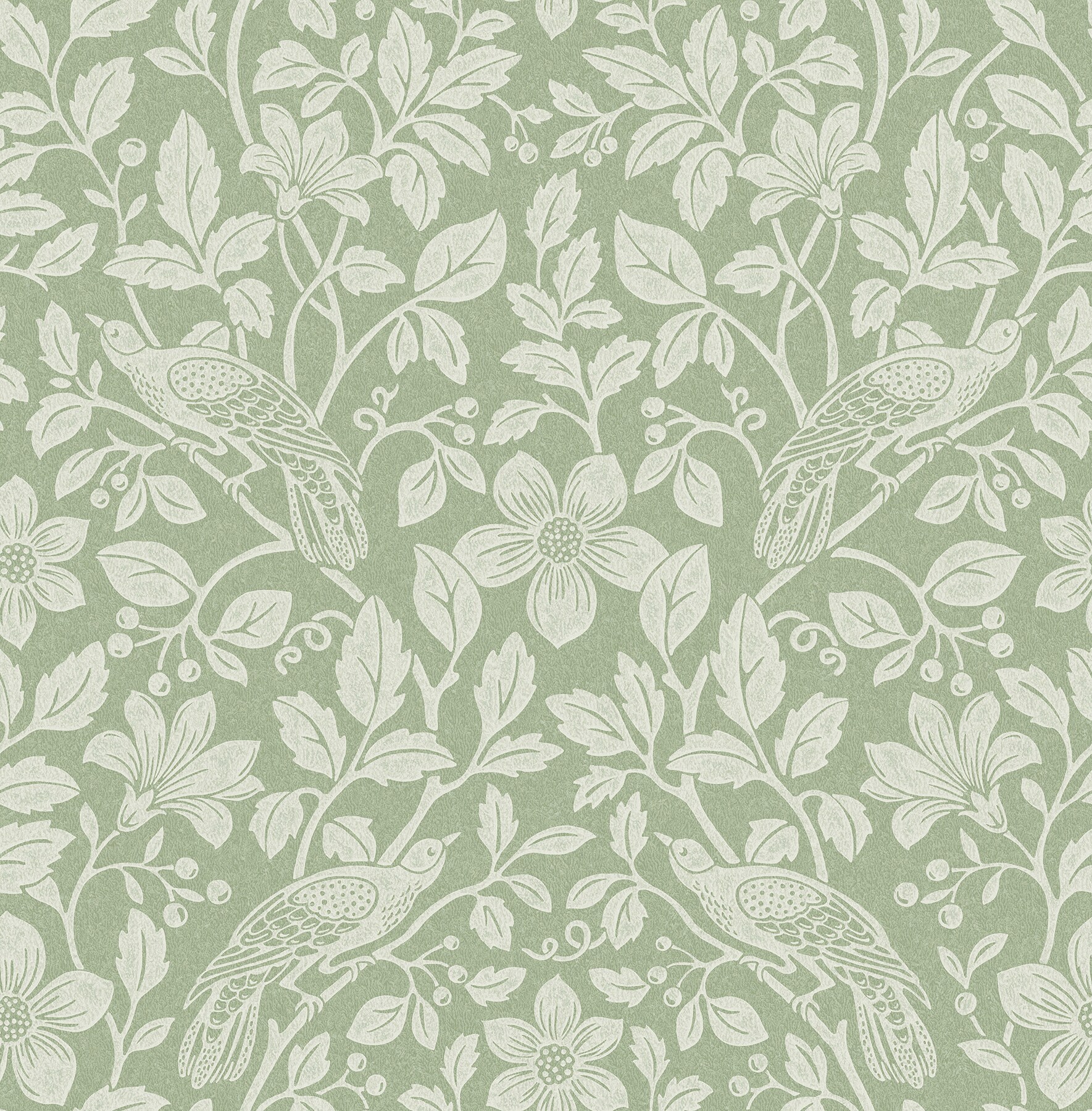 Advantage - 56.4-sq ft Red Non-woven Ivy/Vines Prepasted Soak and Hang Wallpaper