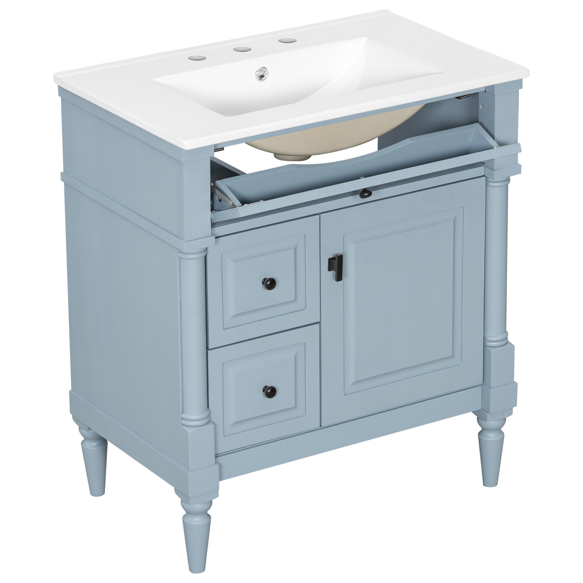 WELLFOR CBY-P356062E Bath-Vanity-Combo - View #4