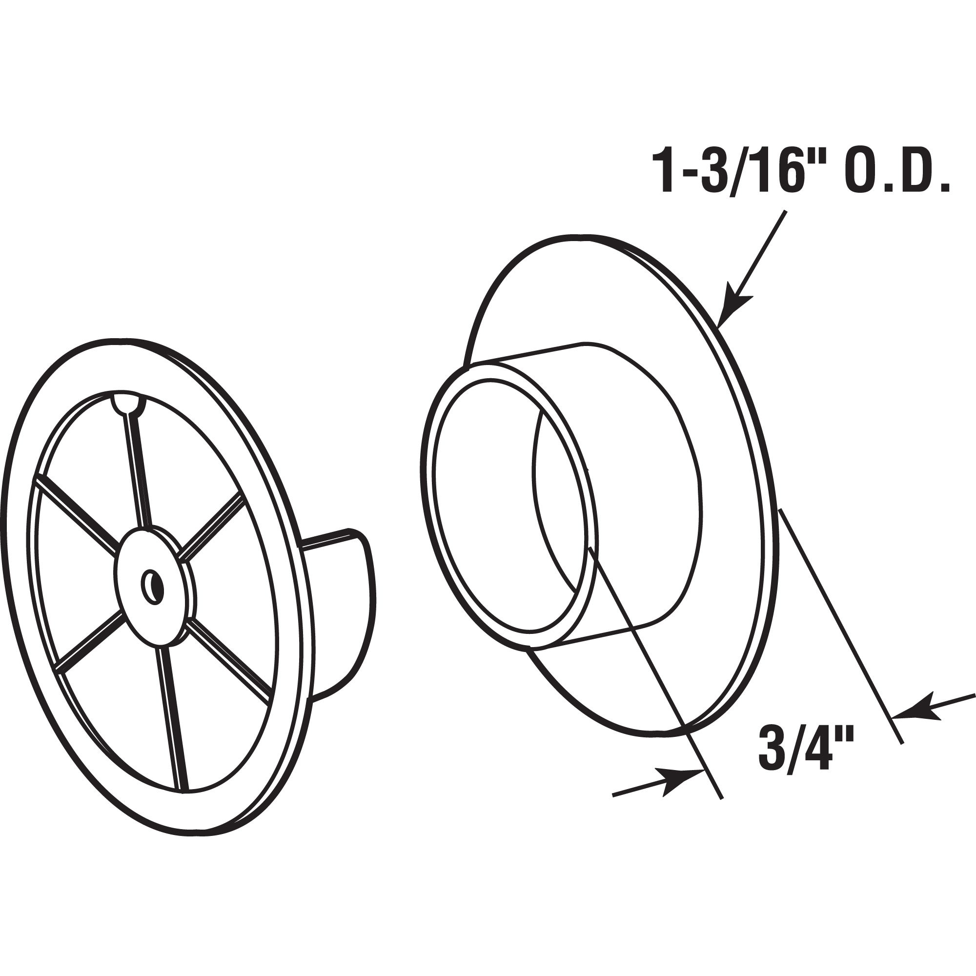 Prime-Line N 65688 Wire-Closet-Hardware - View #2