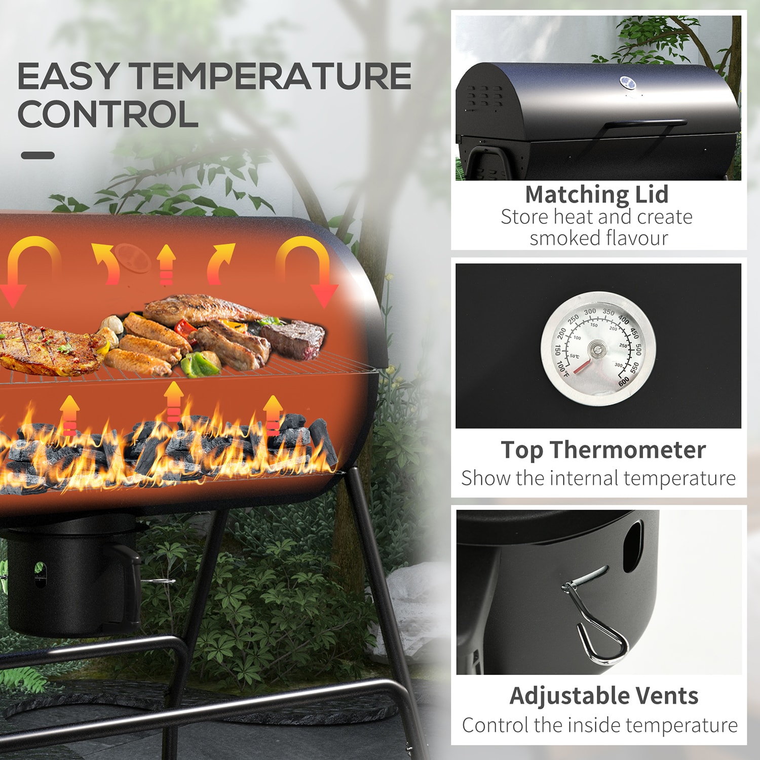 GZMR GZ-W22291 Charcoal-Grills - View #4