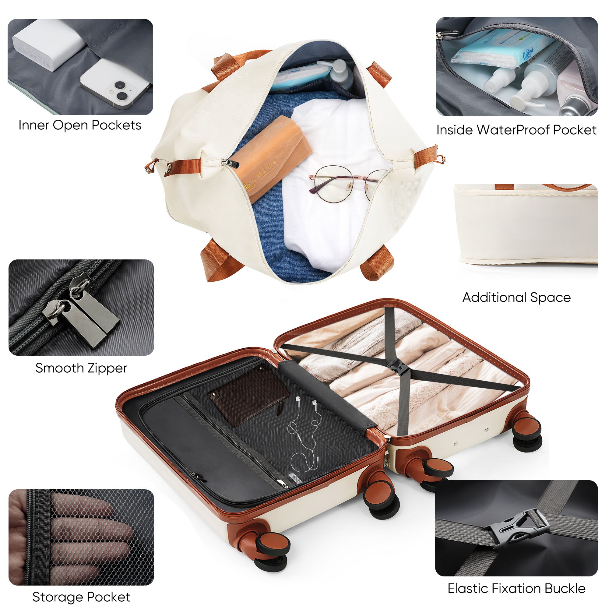 ModernLuxe L3P-N726P268997O Luggage-And-Luggage-Sets - View #4