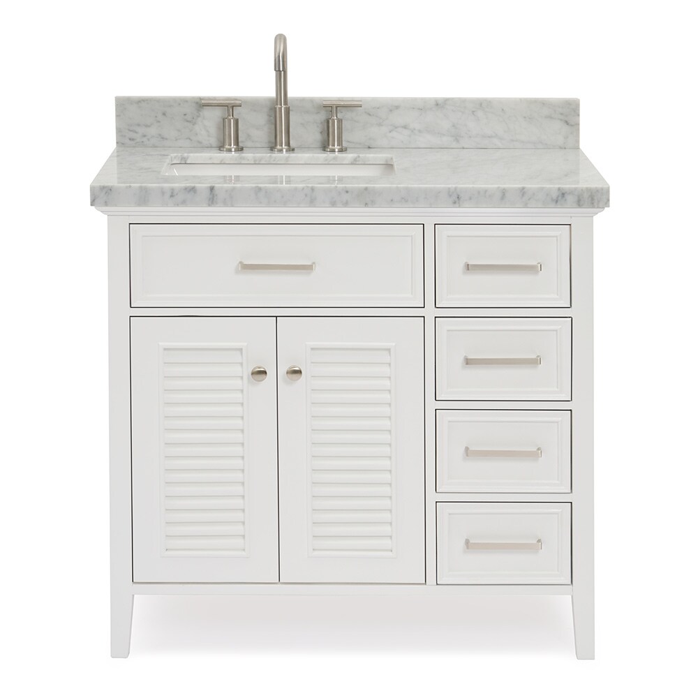 ARIEL D037S-L-VO-WHT Bath-Vanity-Combo - View #2