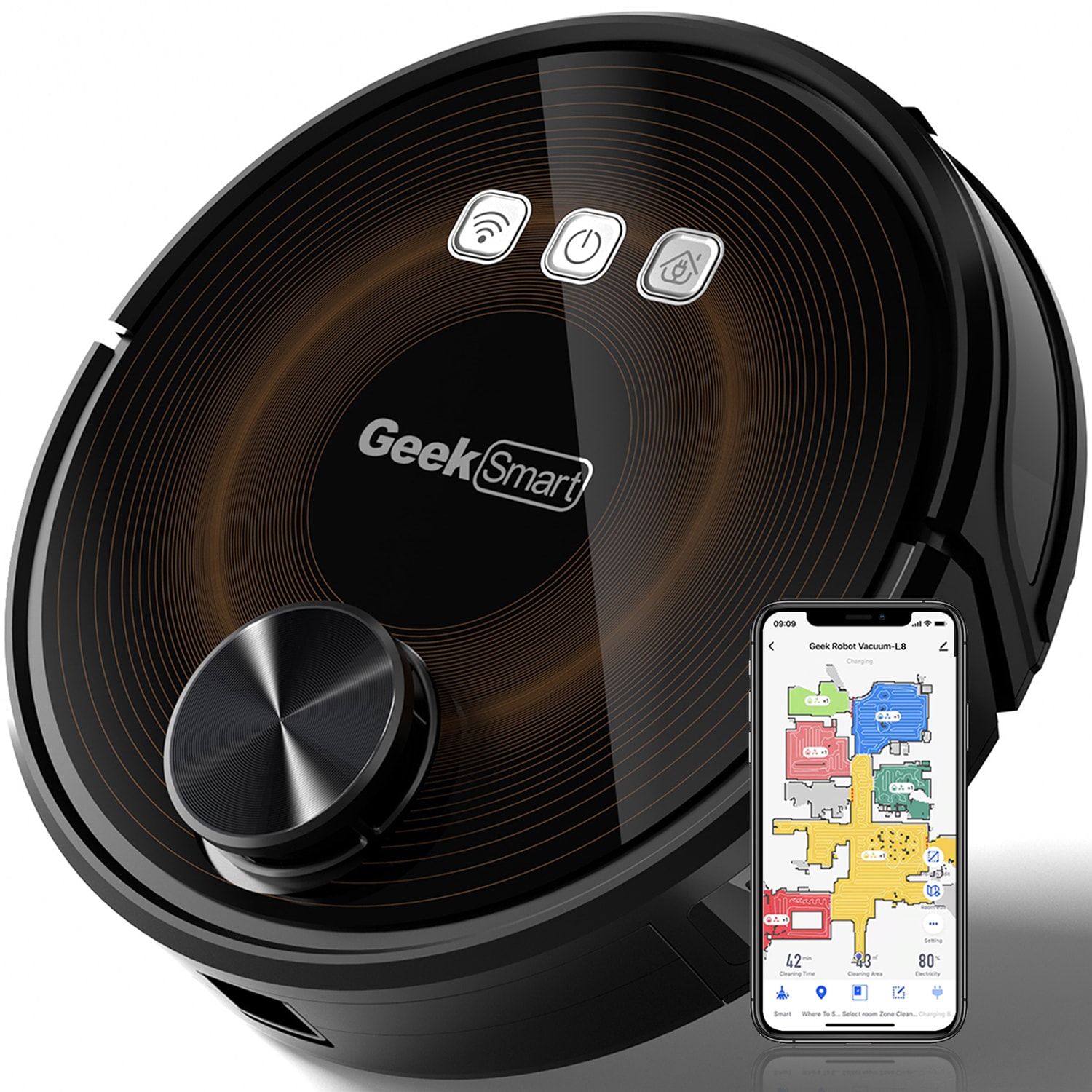 SINOFURN SYA650016BK Robotic-Vacuums - View #5