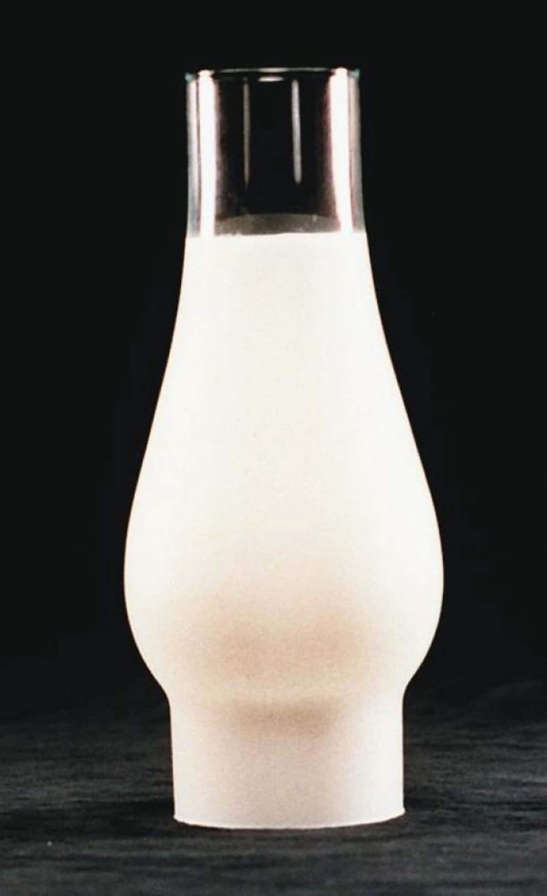 Lehman's Lehmans Frosted Glass Lamp Chimney - Replacement Hurricane Globe Measures 2 5/8 Inch Diameter Base x 8 1/2 Inches High for Oil or Kerosene Lanterns