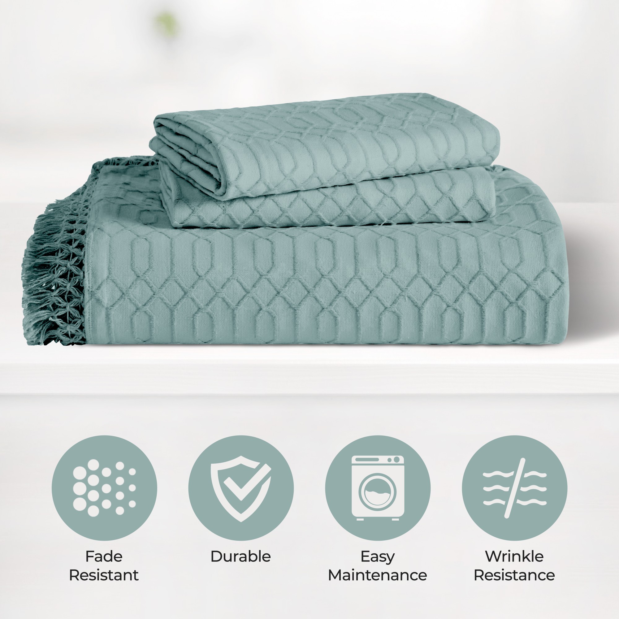 Superior BDSPD REMI-FL-AQ Comforters-And-Bedspreads - View #3