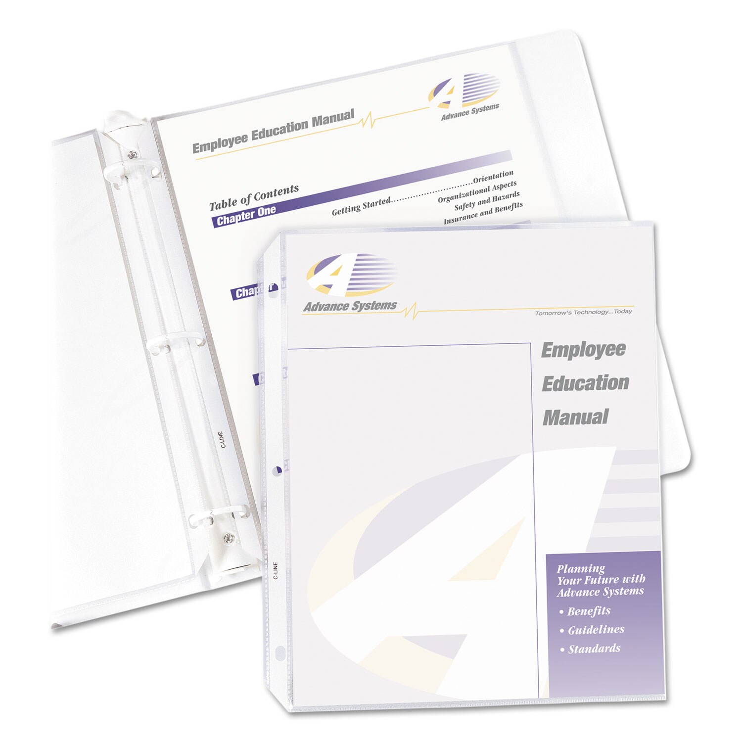 C-Line Polypropylene Sheet Protectors Super Heavy Duty Side 3 Hole ...