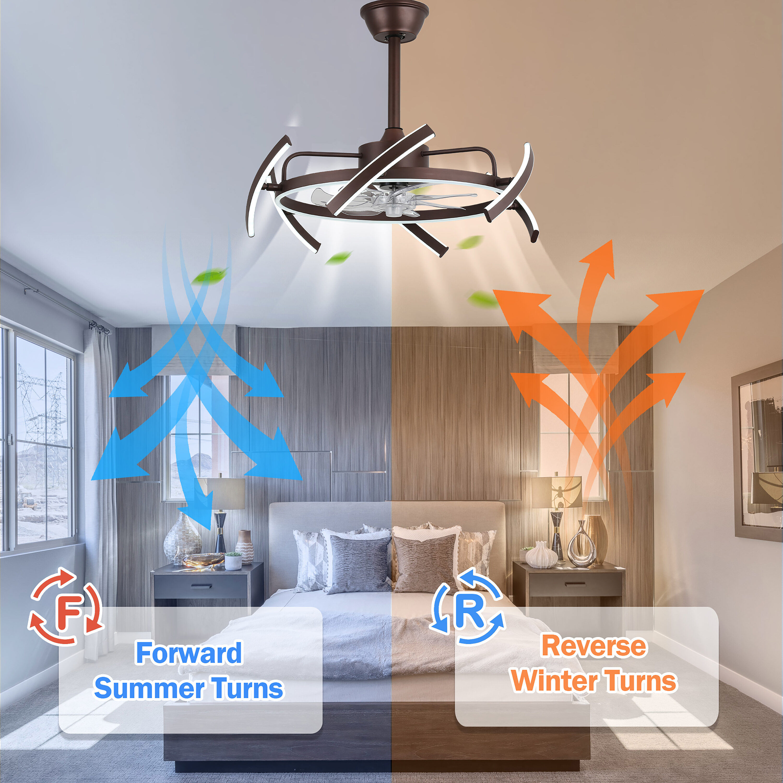 Oaks Decor DC2405-K Ceiling-Fans - View #6