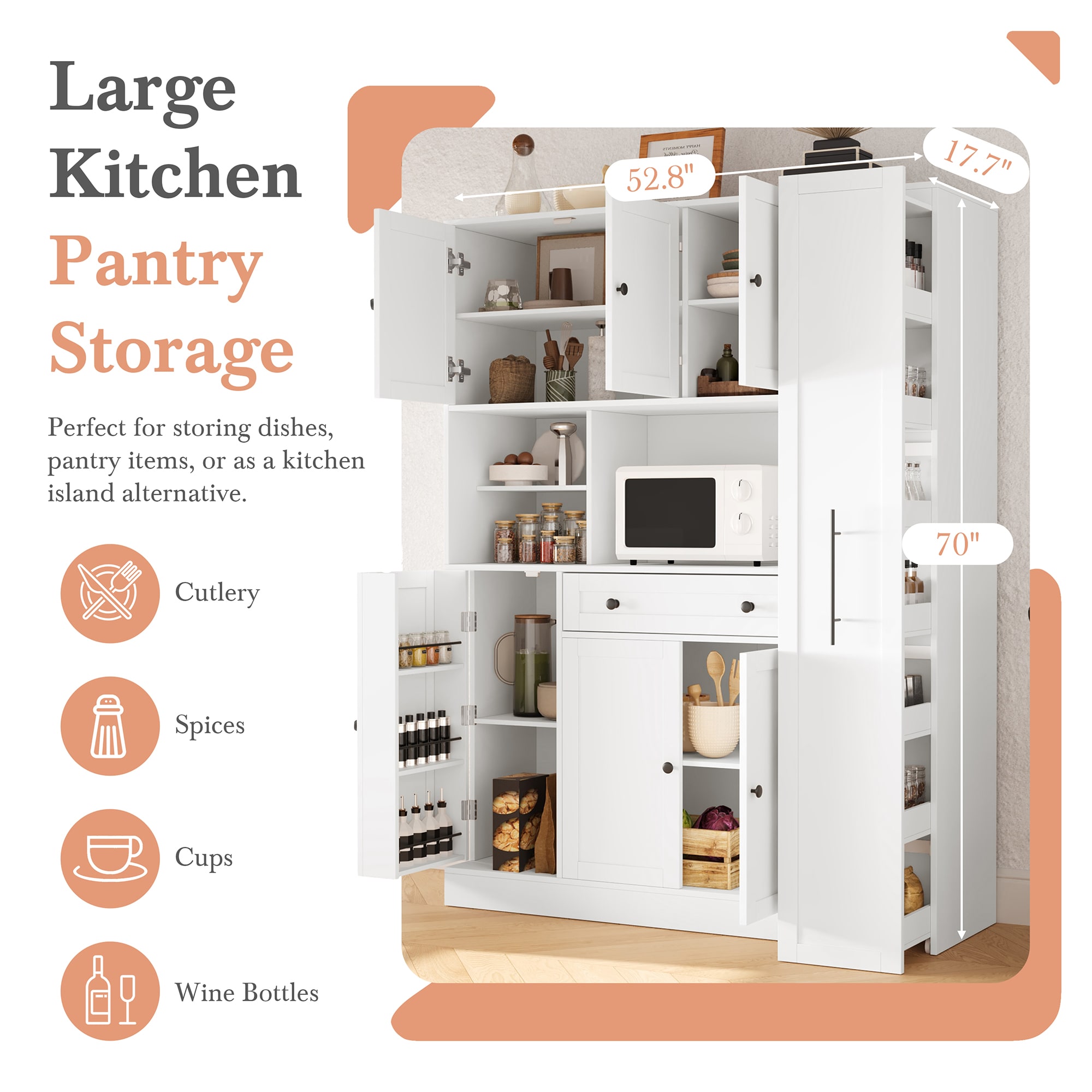 SINOFURN SYA330170WD Dining-Kitchen-Storarge - View #17