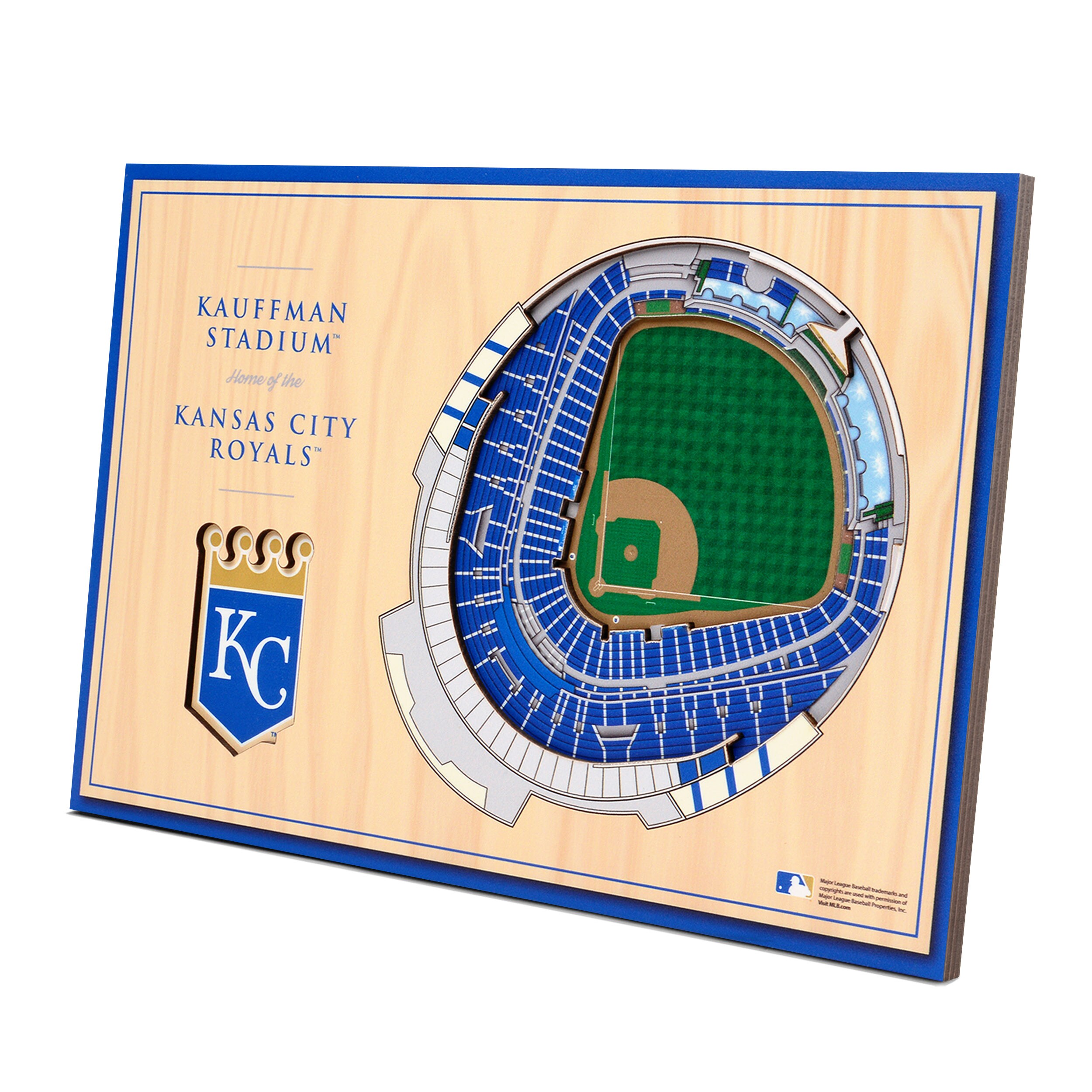  Fan Creations MLB Kansas City Royals 12 Baseball Shaped Sign  : Sports & Outdoors