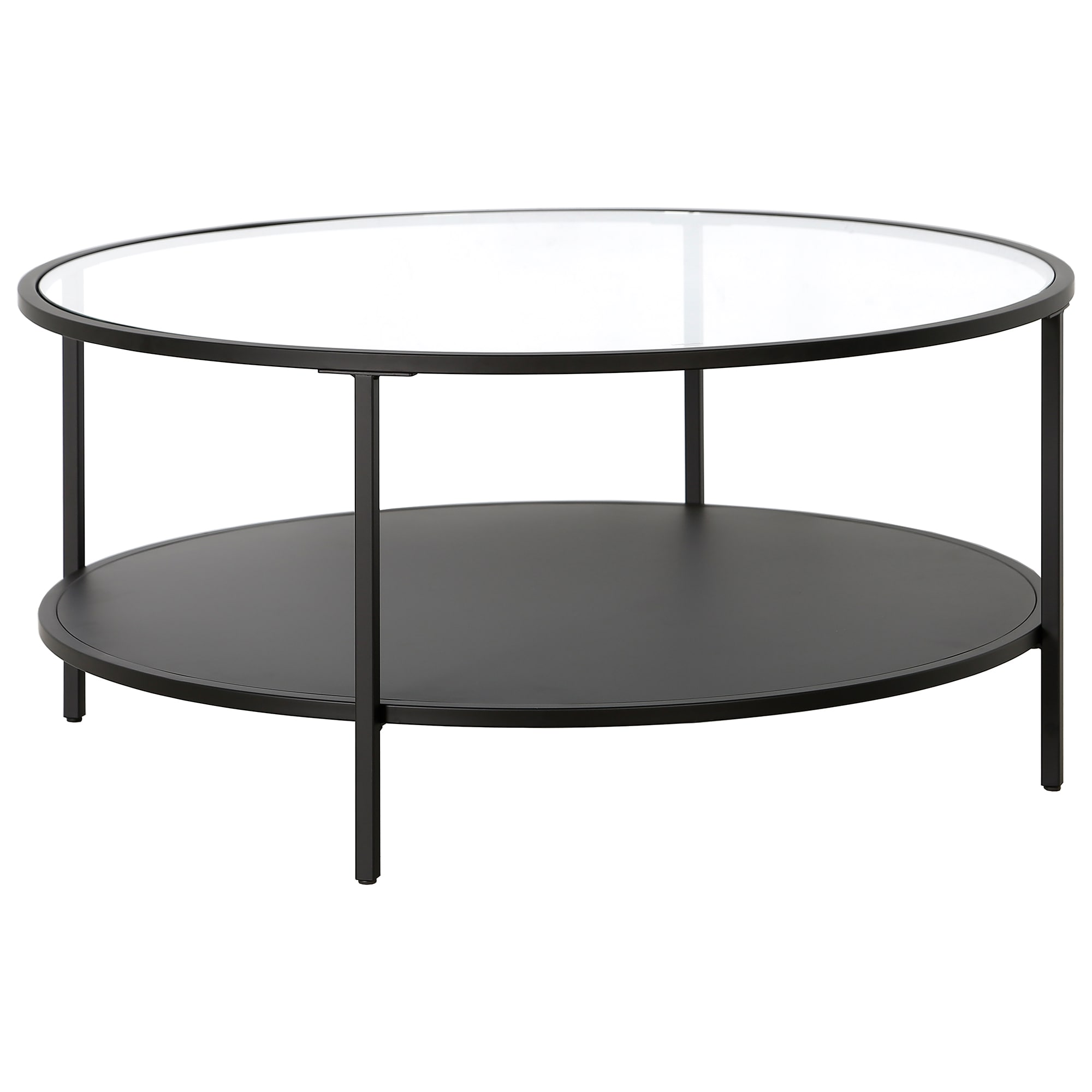 Hailey Home CT1754 Sivil Blackened Bronze Wood Modern Coffee Table