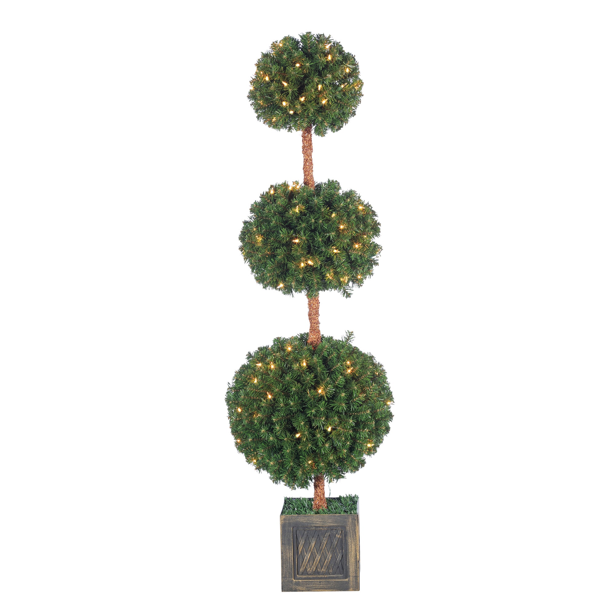 Sterling Tree Company 5218--50C 5-ft Pre-lit Artificial Christmas Tree with Incandescent Lights