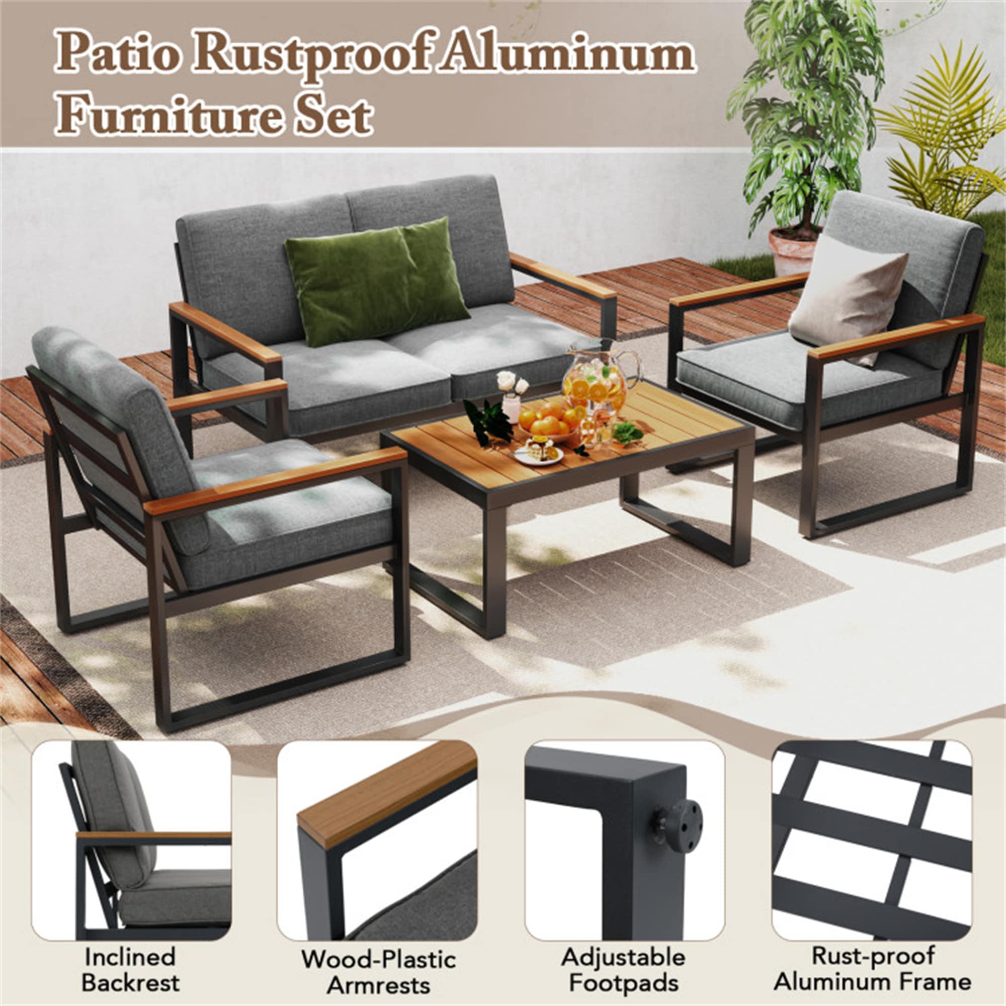 BABOOM BOM-1227AAE-OR Patio-Conversation-Sets - View #9