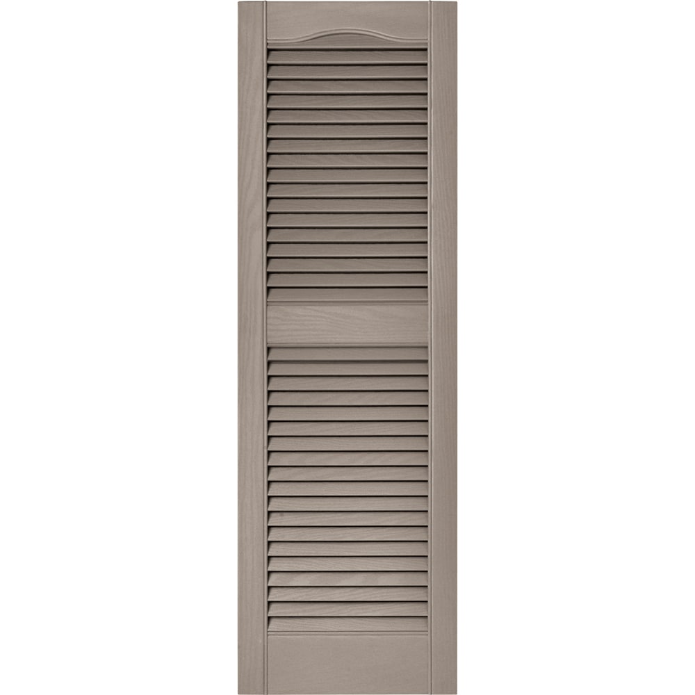 Vantage 14.563-in W x 48-in H Clay Exterior Shutters in the Exterior ...