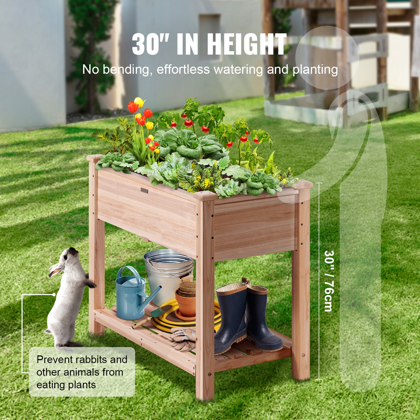 VEVOR GJSM864676CM1A23MV0 Raised-Garden-Beds - View #7