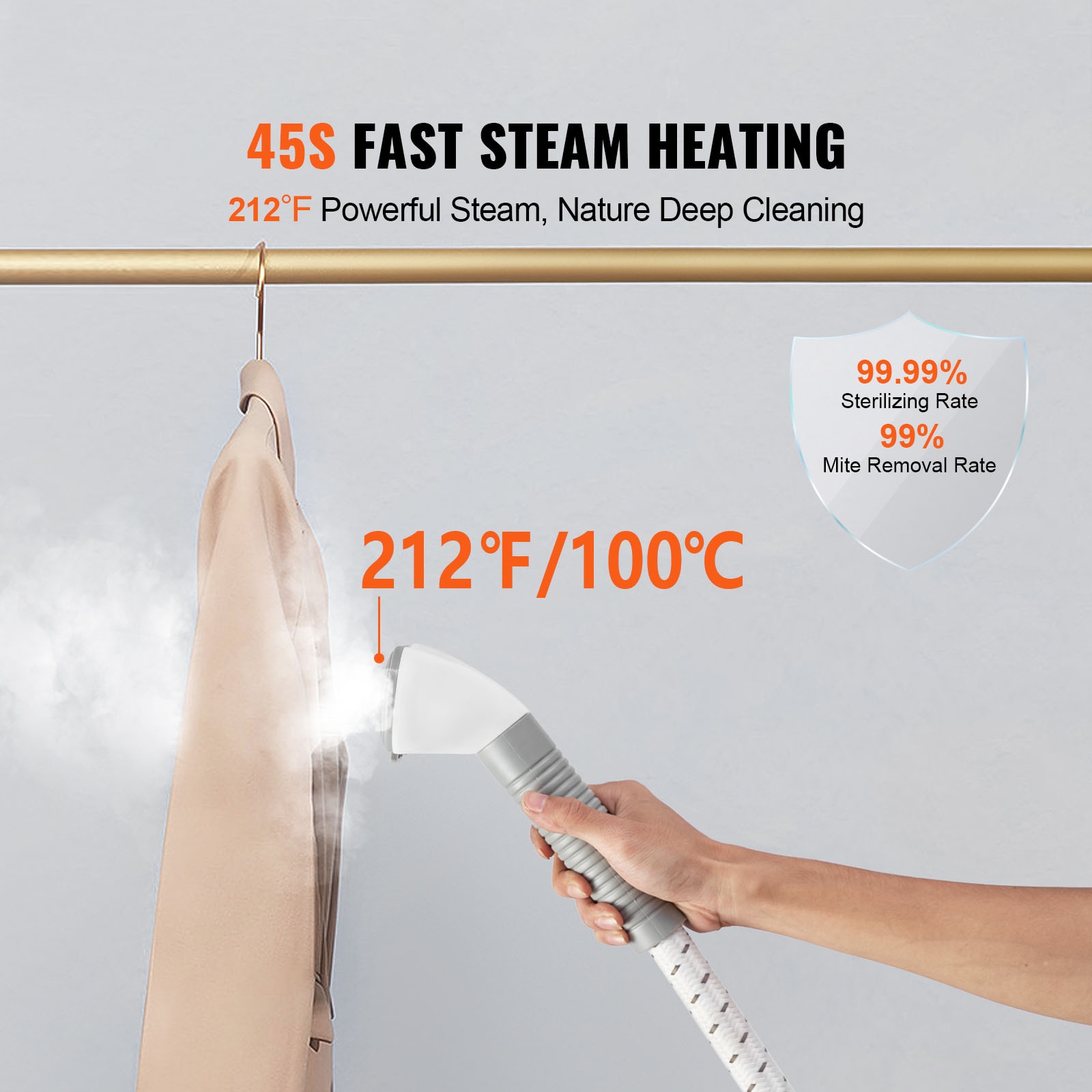 VEVOR GTJ15002000MYWWI3V1 Fabric-Steamers - View #3