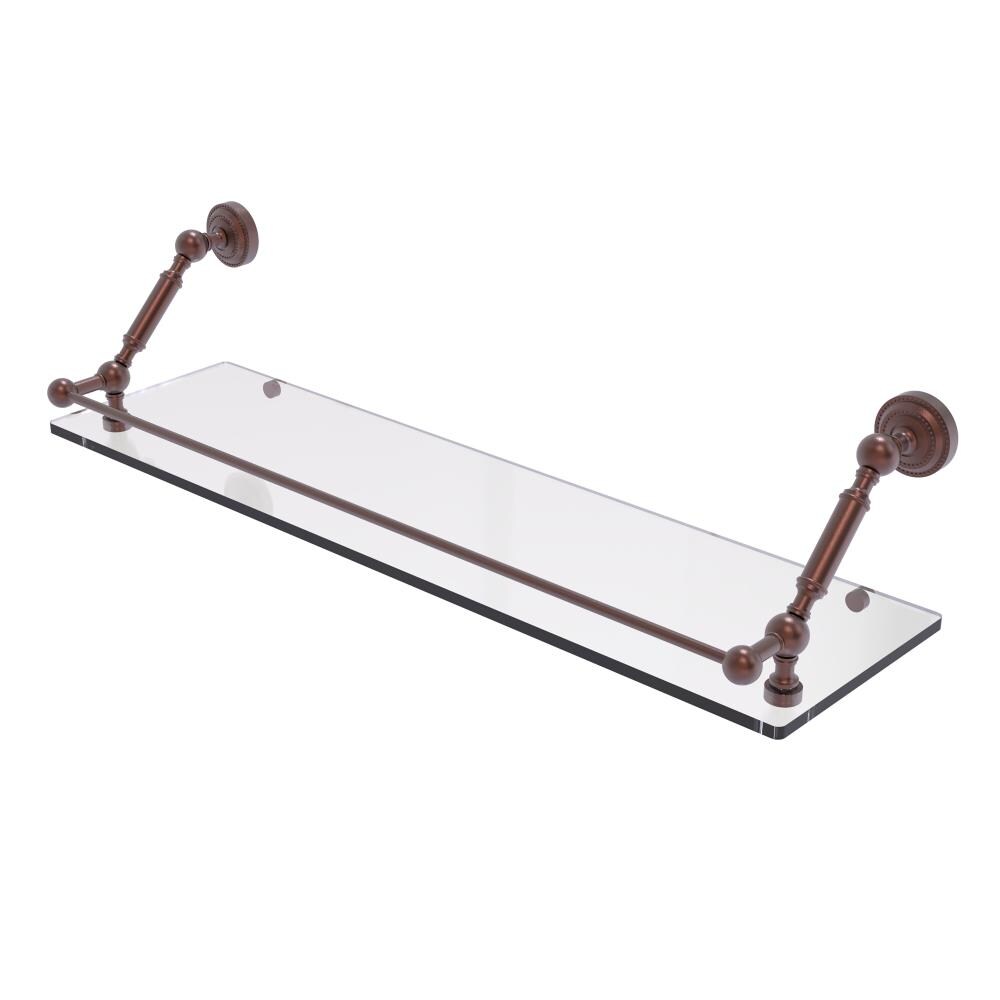 Allied Brass DT-1-30-GAL-CA Dottingham Antique Copper Wall mount Bathroom Shelf ( 30-in x 7.3-in x 8-in )