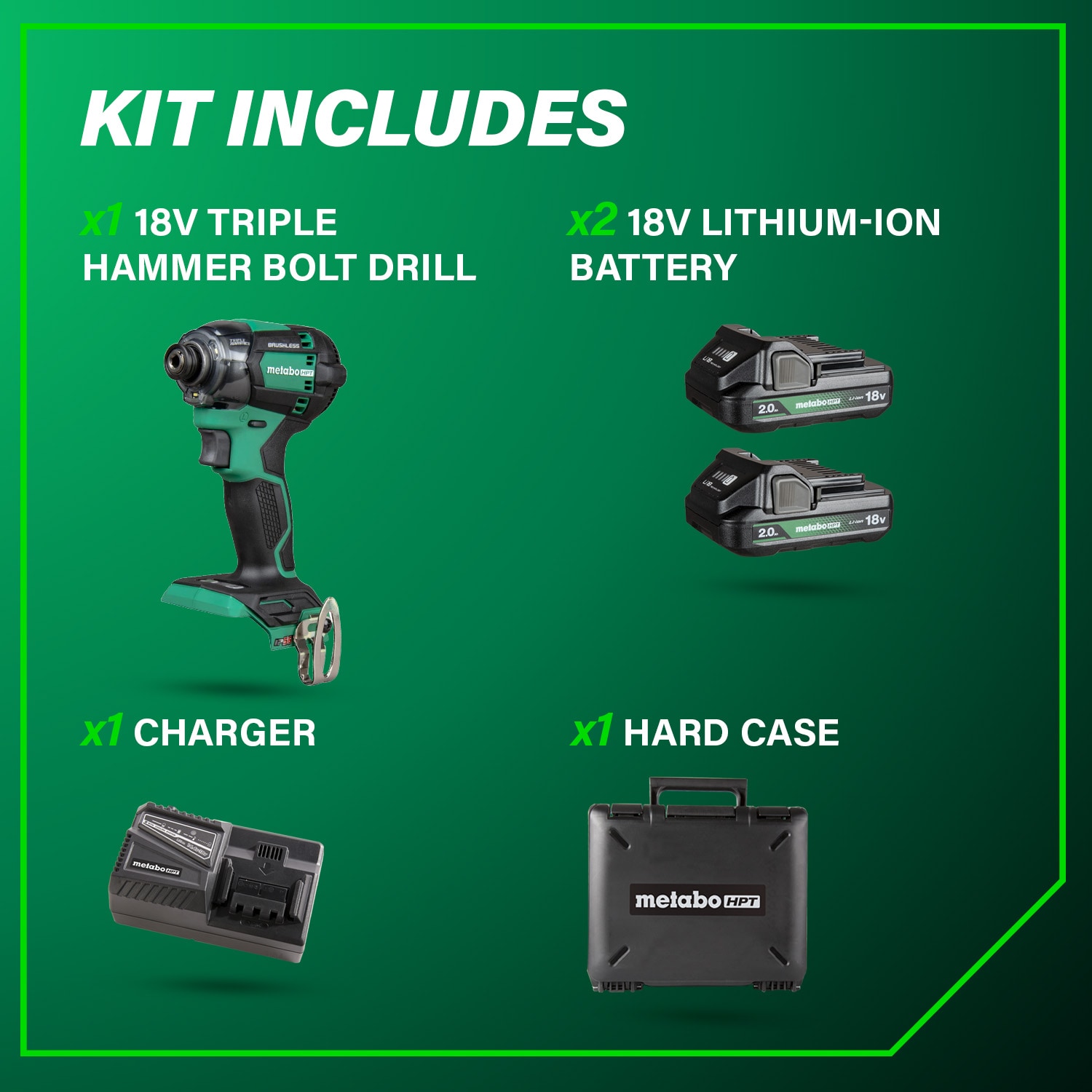Metabo HPT WH18DCM Cordless-Impact-Drivers - View #5