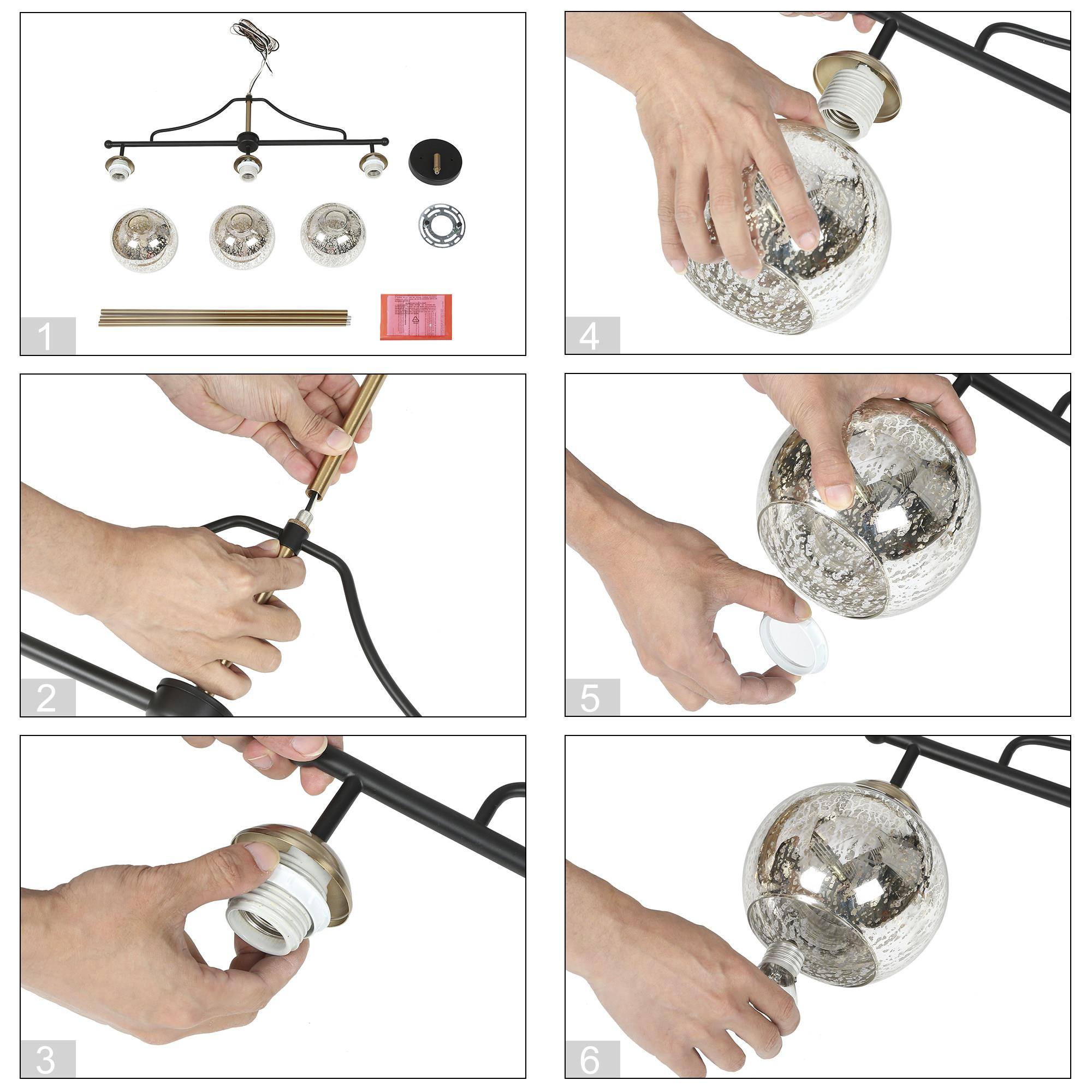 ZEVNI L3VAEURNW4699SU7 Pendant-Lights - View #6