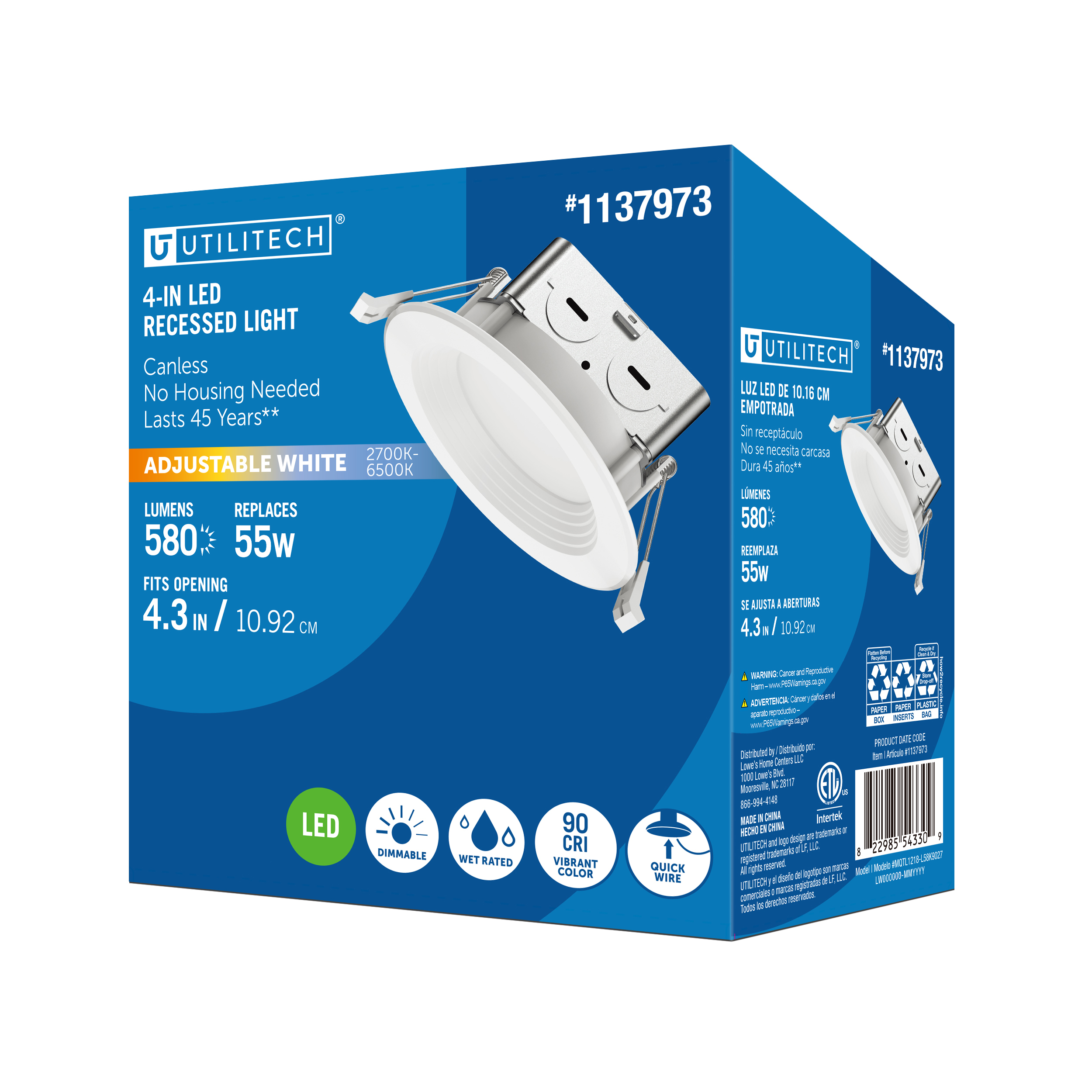 Utilitech MQTL1218-L58K9027 Led-Retrofit-Downlight - View #15
