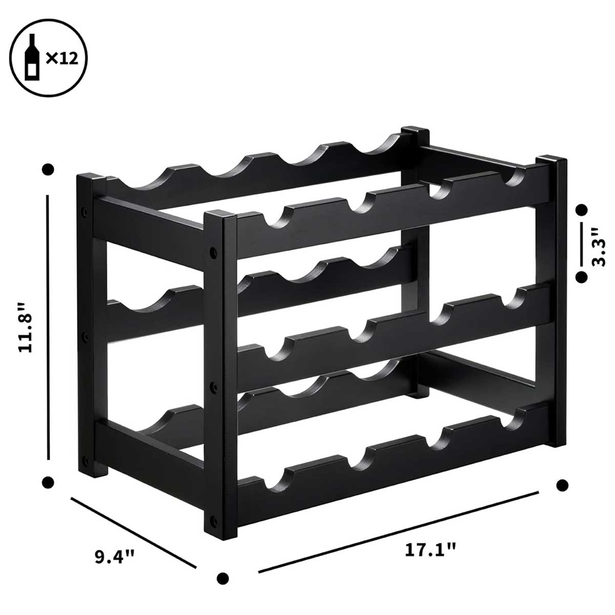 Aoibox LABWR001 Wine-Racks - View #2