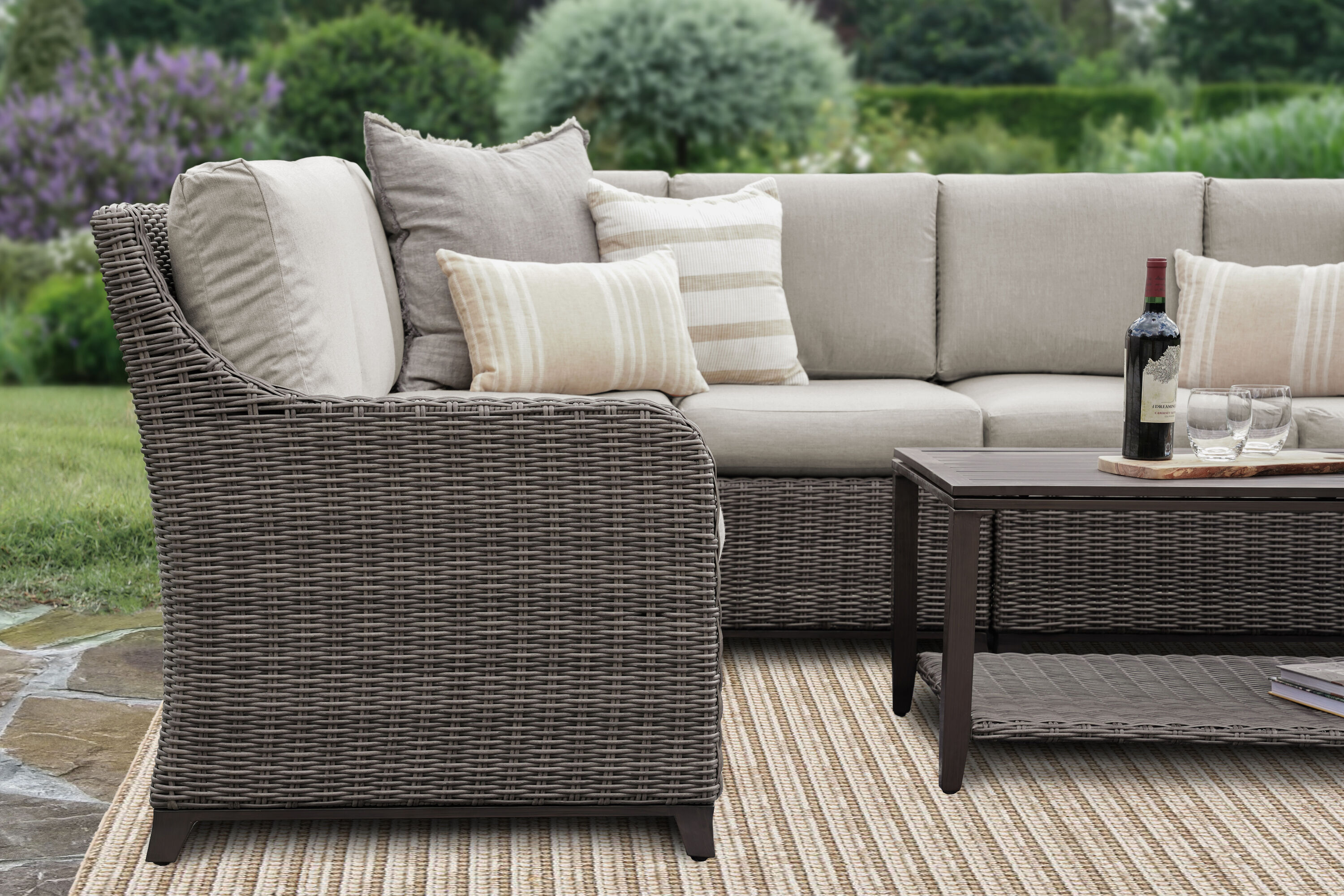 Leisure Made 254988-TAN Patio-Sofas-Daybeds - View #2