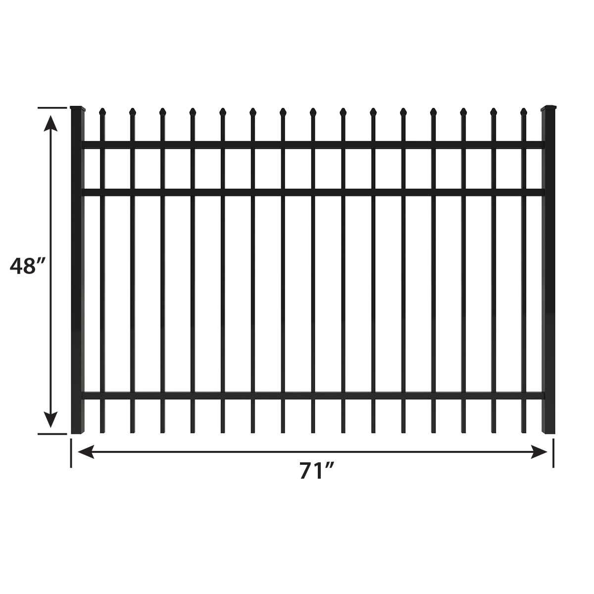 Ironcraft 833669 Fence-Gates - View #4