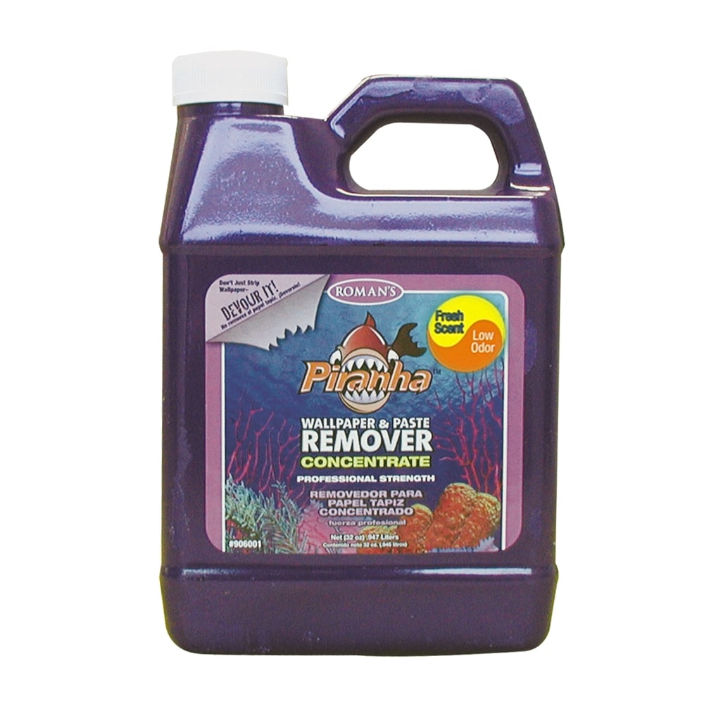 Piranha Liquid Spray Wallpaper and Paste Remover, 32-Ounce