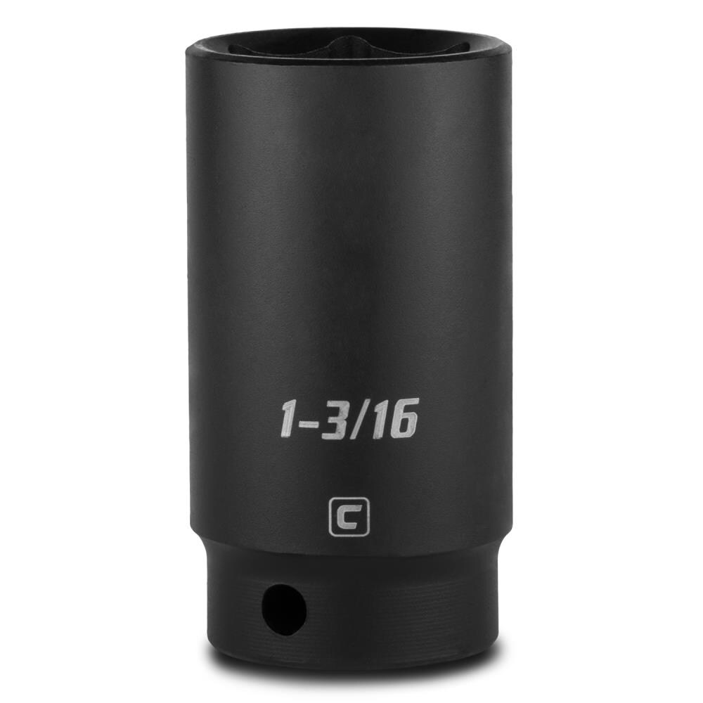 Capri Tools CP55264 Standard (SAE) 1/2-in Drive 1-3/16-in 6-point Impact Socket Individual