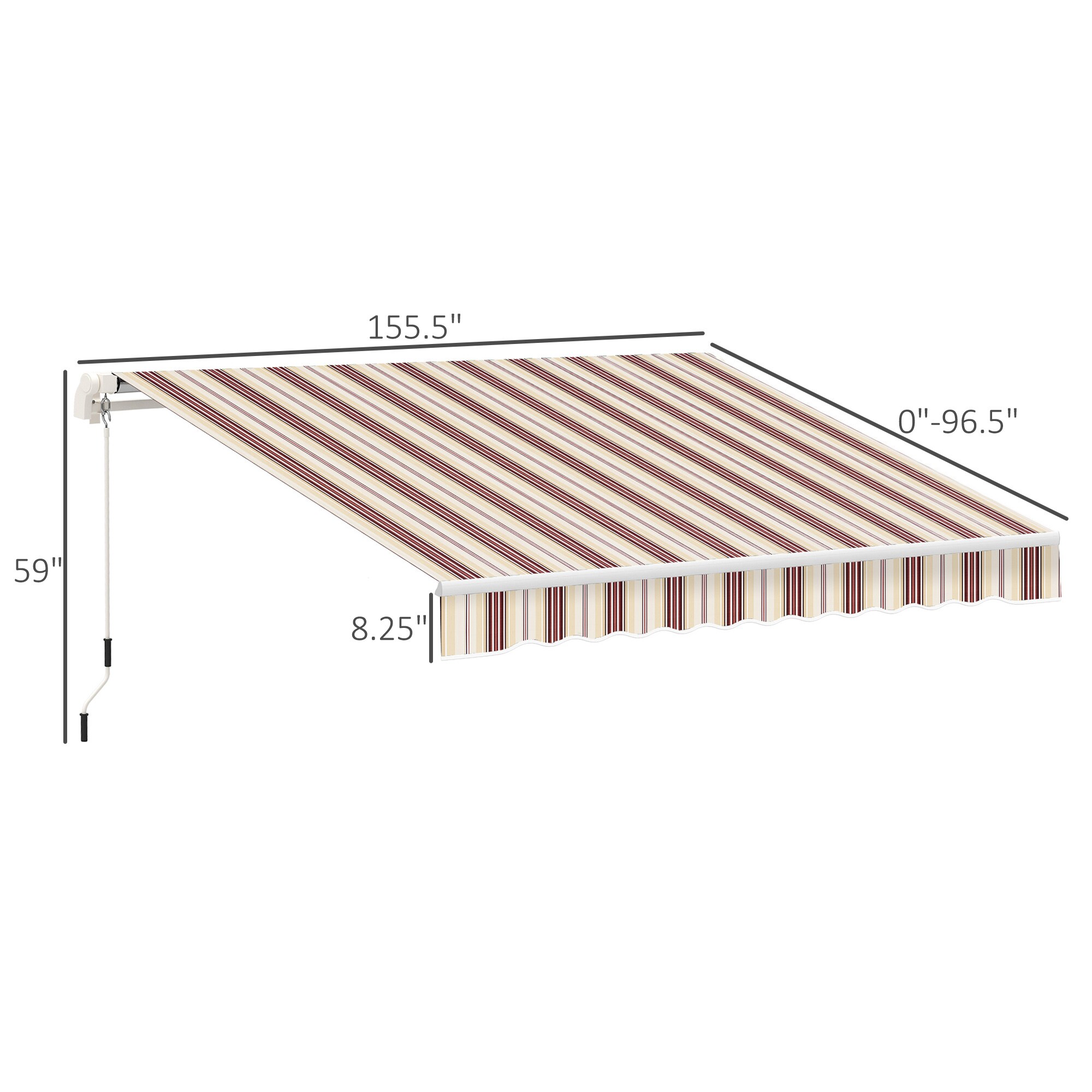 WELLFOR GASAW003 awnings - View #2