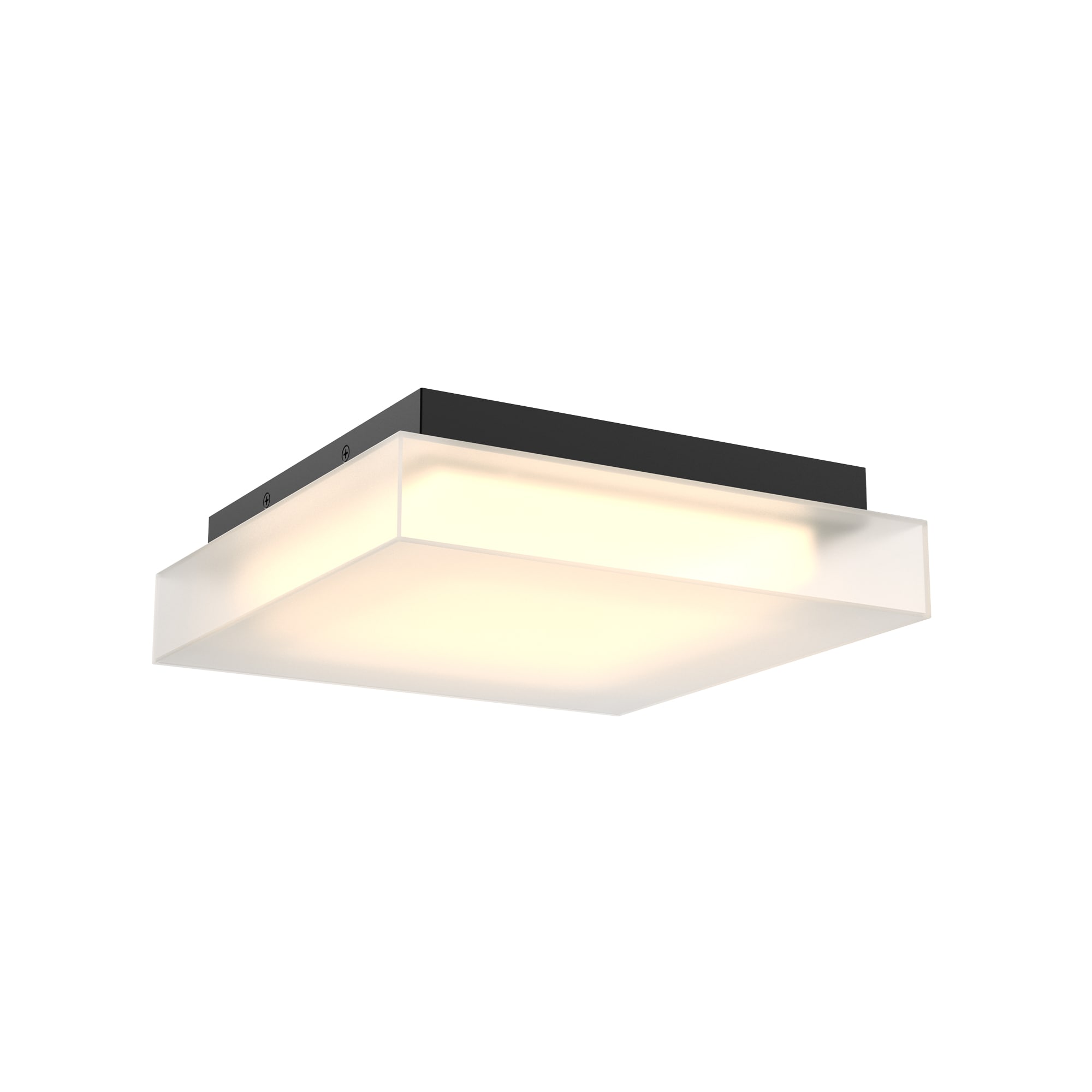 DALS Lighting FUZ11-CC-BK 1 -Light 11-in Matte Black Integrated LED Flush Mount Light
