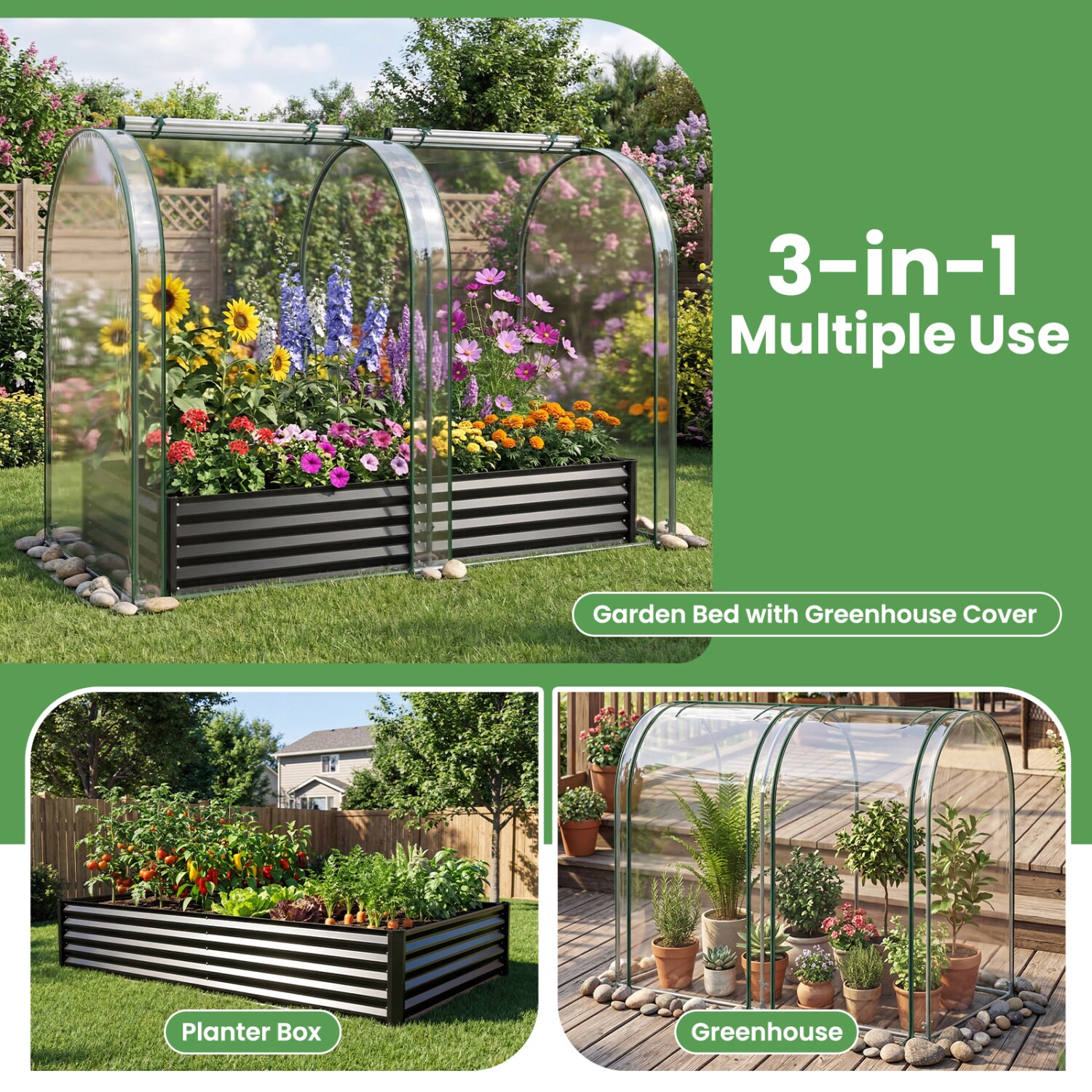 Slickblue D-CO-KB3864TG Raised-Garden-Beds - View #4