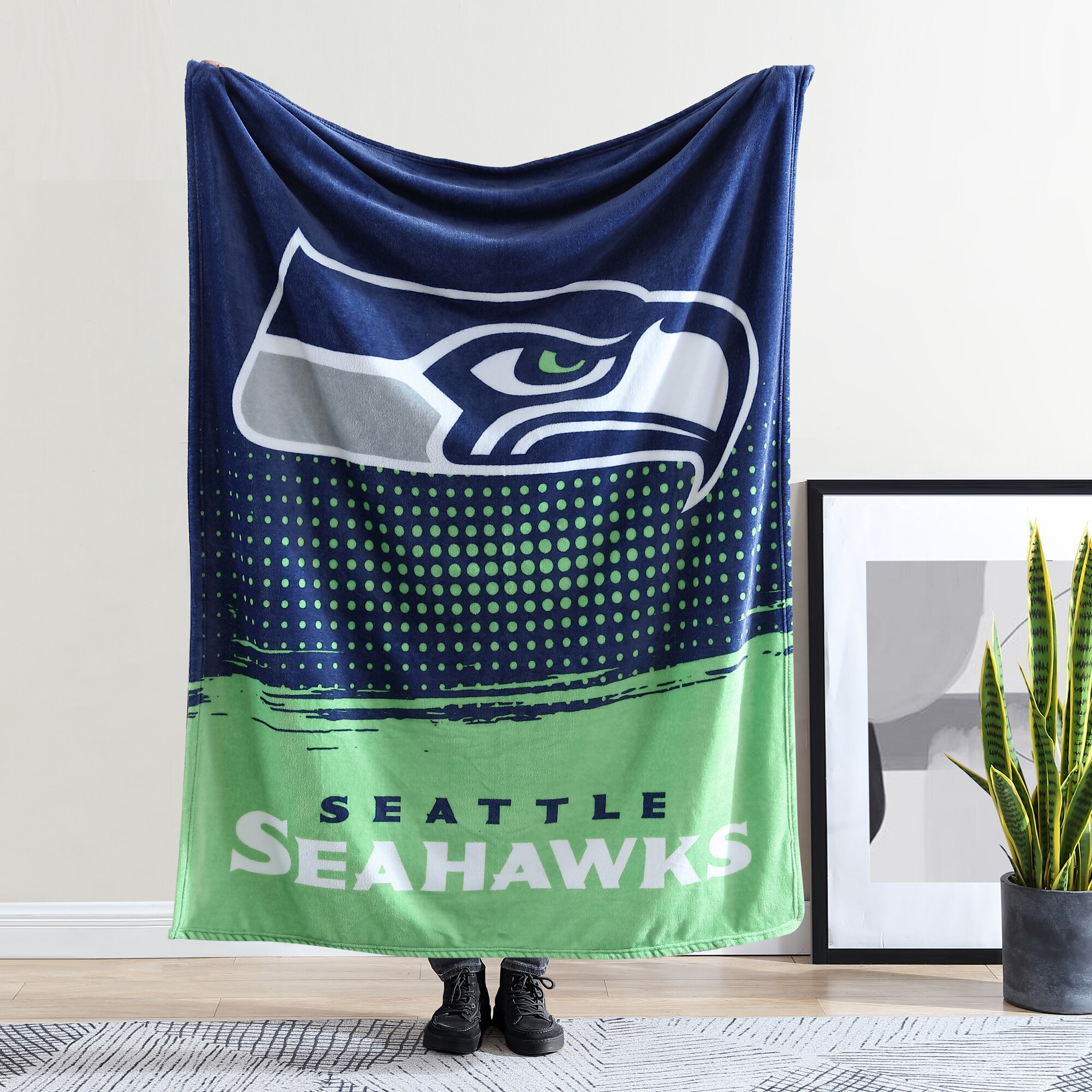 Seattle Seahawks Super Bowl champions blanket - VintageSportsGear