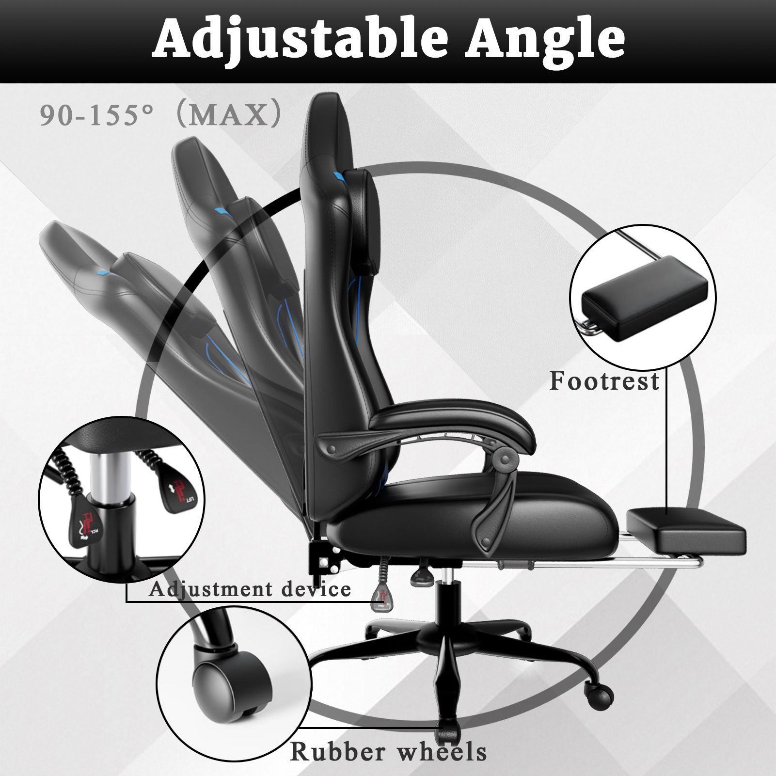 JUSHUA WXY-X3C5IU Office-Chairs - View #5